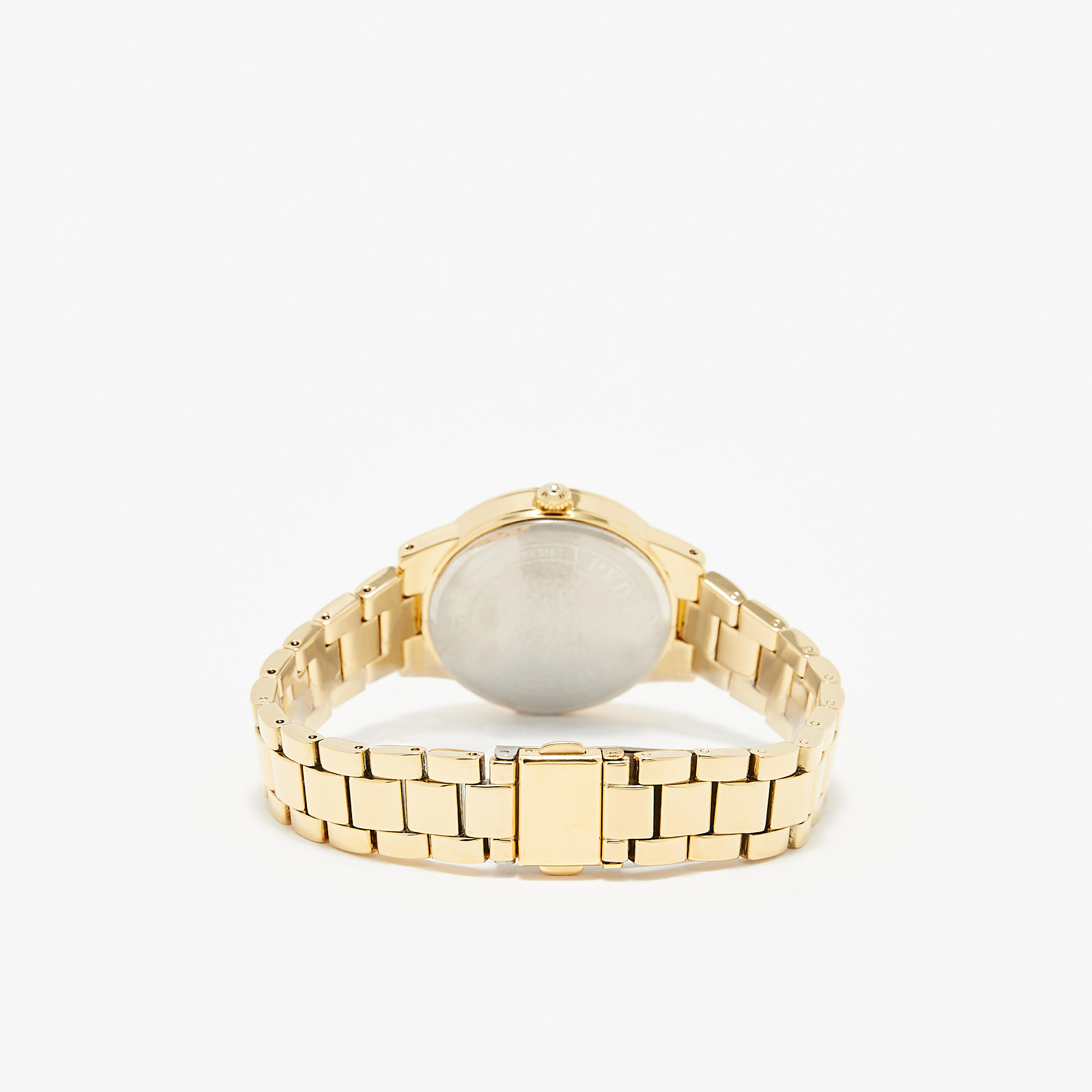  00PR0013QB11 - ساعة انالوج من اوماكس للرجال بمينا ذهبي مع سوار اسود-women-watchesandjewellery-watches-image-3