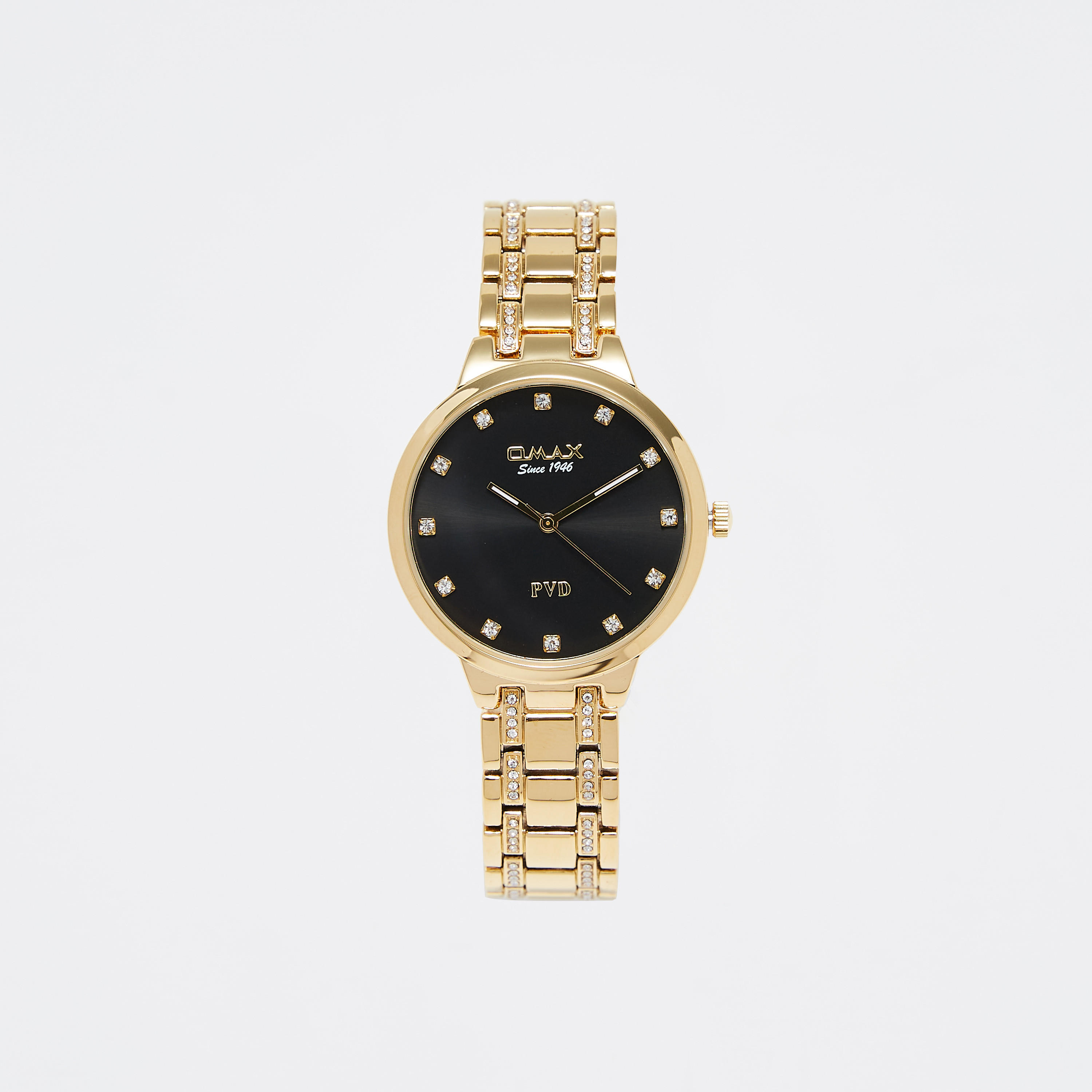 ساعة يد تناظرية ذهبية للنساء من أوماكس-women-watchesandjewellery-watches-image-1