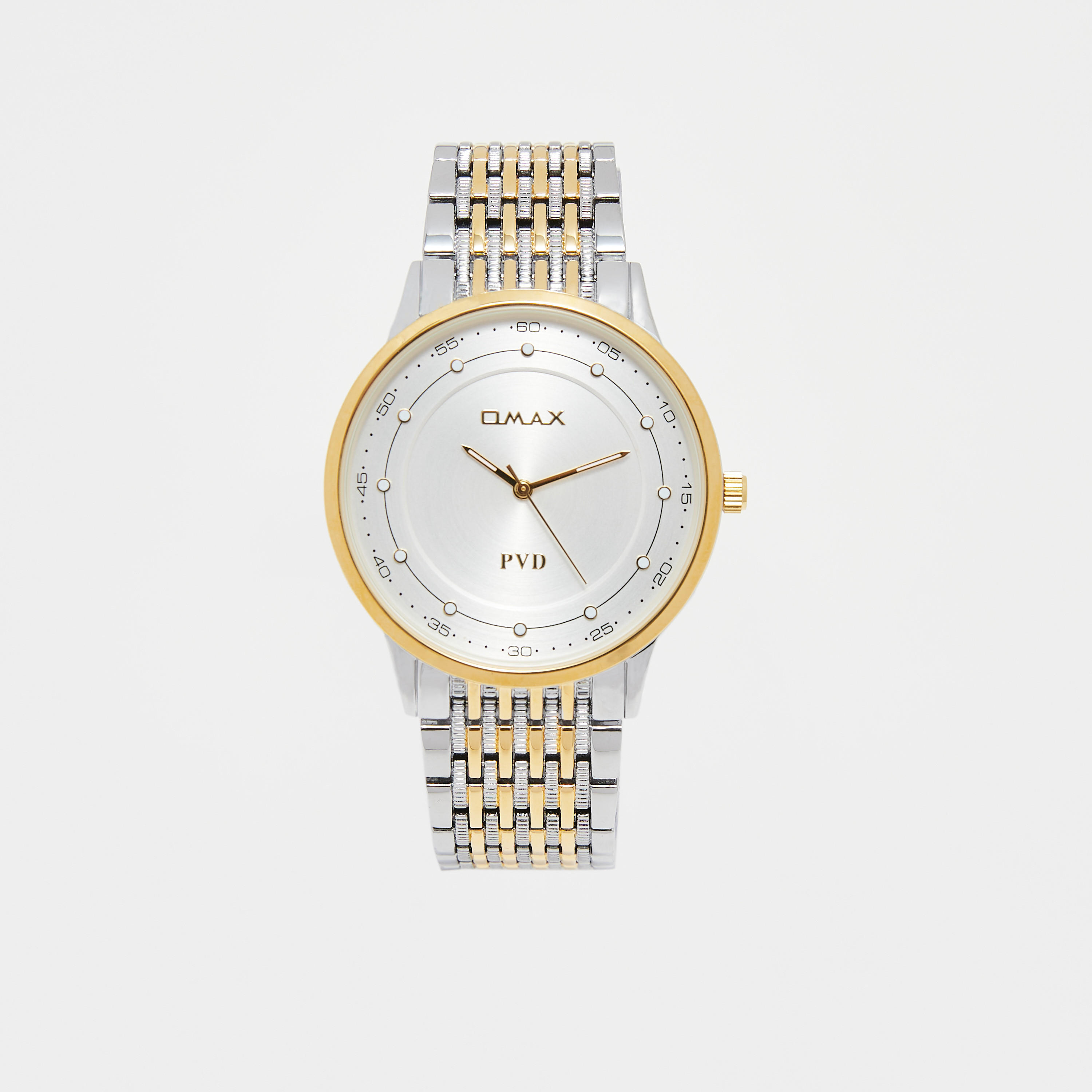 Omax Men's Silver and Gold Analog Wrist Watch-men-watchesandjewellery-watches-image-1