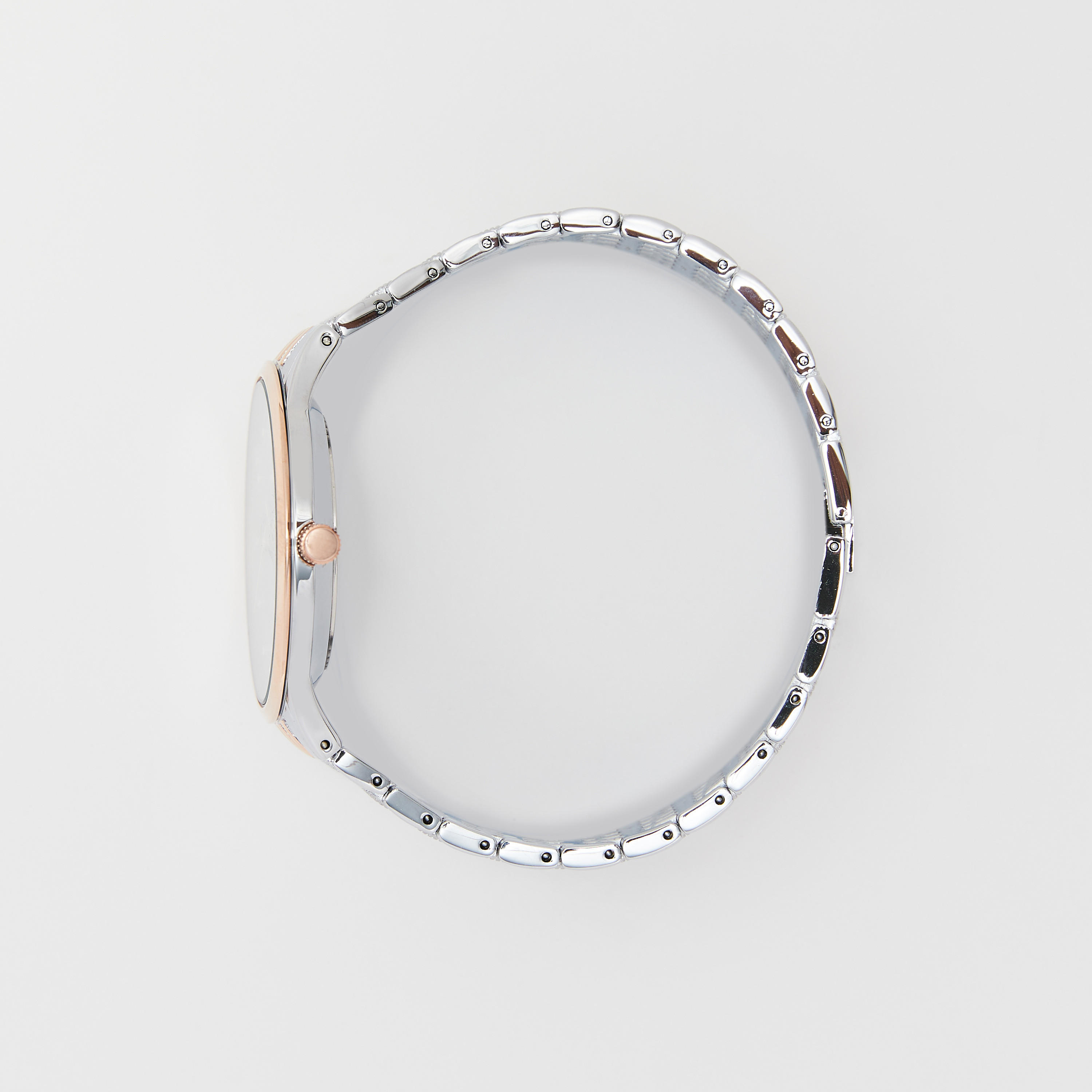 ساعة يد تناظرية فضية وذهبية للرجال من أوماكس-men-watchesandjewellery-watches-image-2