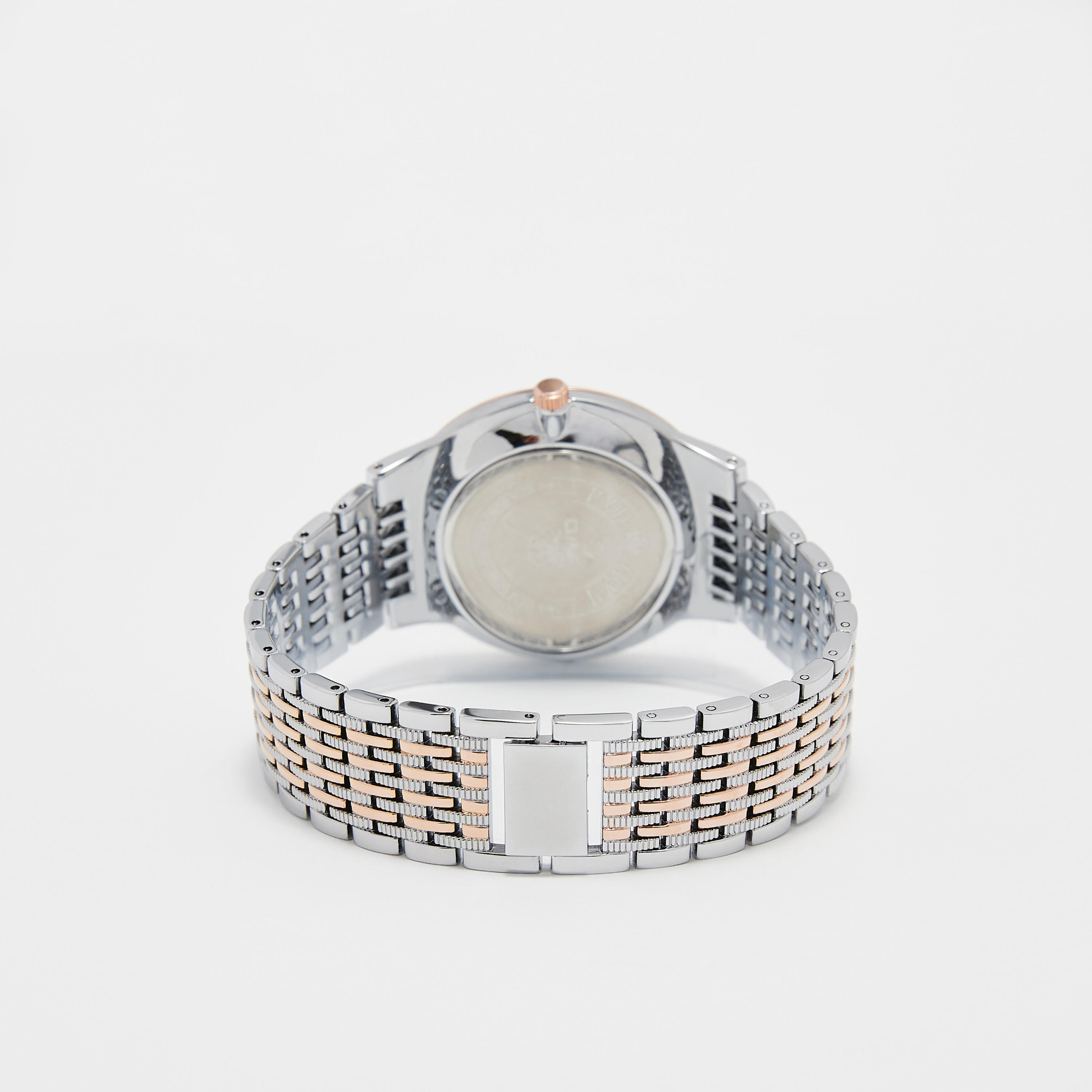 ساعة يد تناظرية فضية وذهبية للرجال من أوماكس-men-watchesandjewellery-watches-image-3
