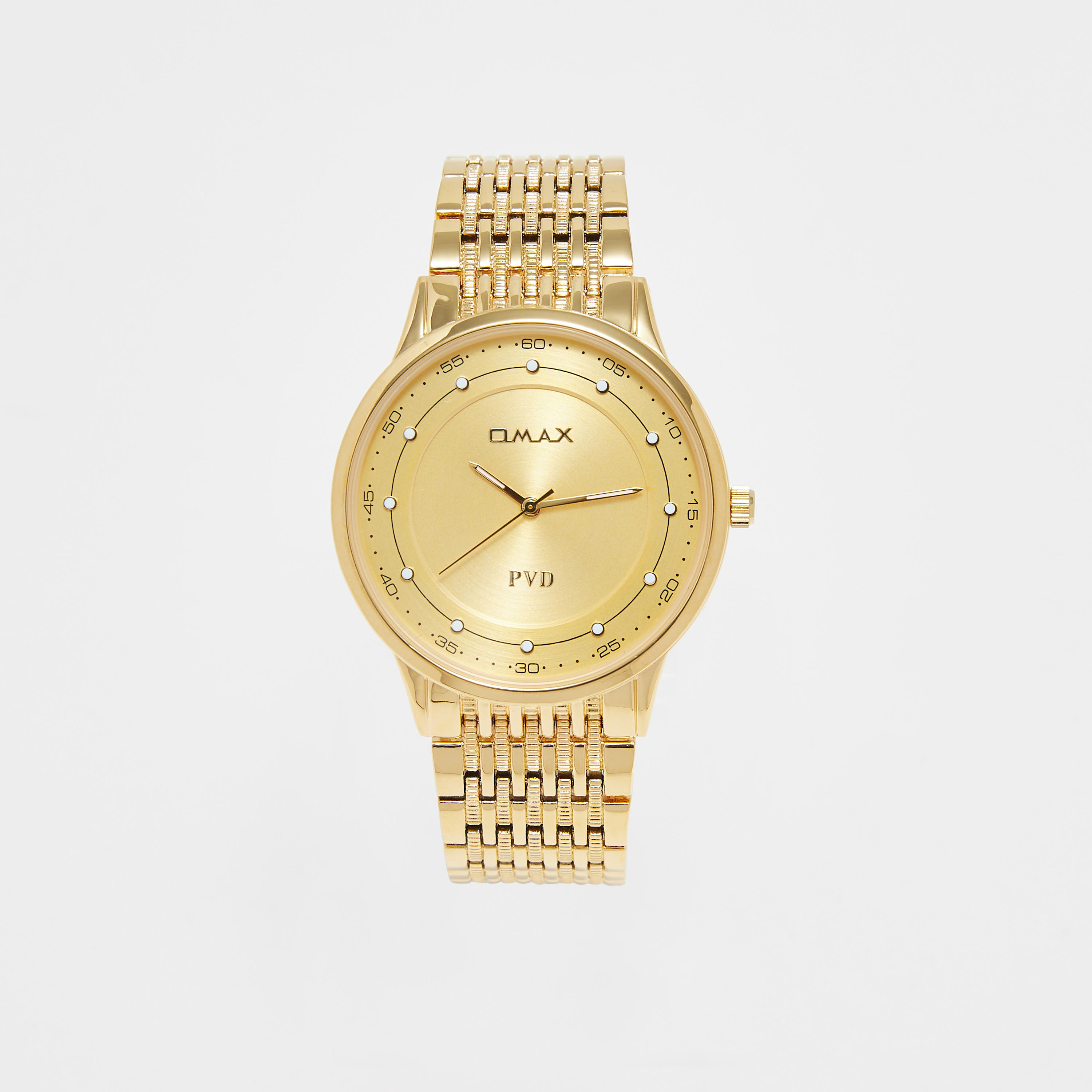 ساعة يد تناظرية ذهبية للرجال من أوماكس-men-watchesandjewellery-watches-image-1