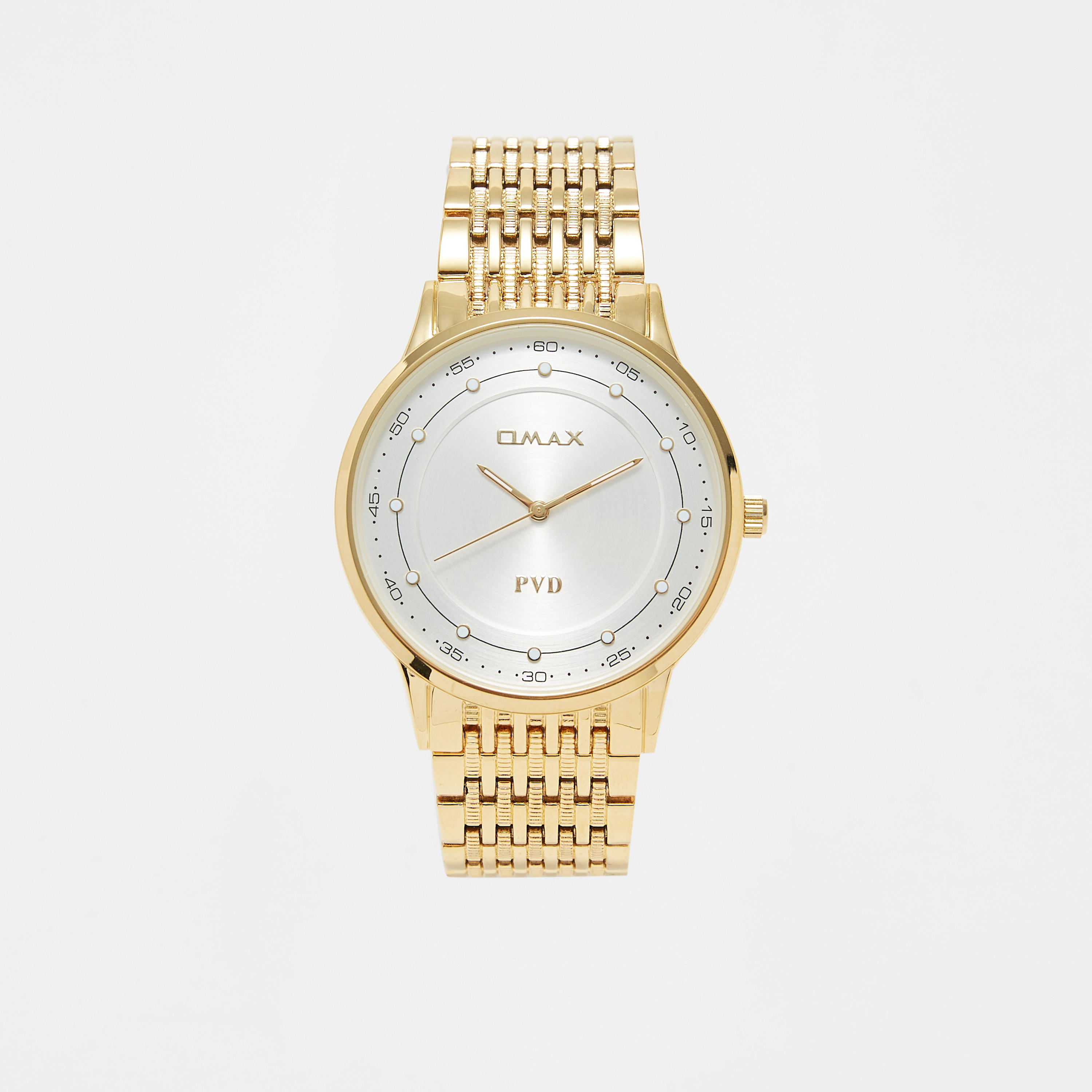 ساعة يد تناظرية ذهبية للرجال من أوماكس-men-watchesandjewellery-watches-image-1