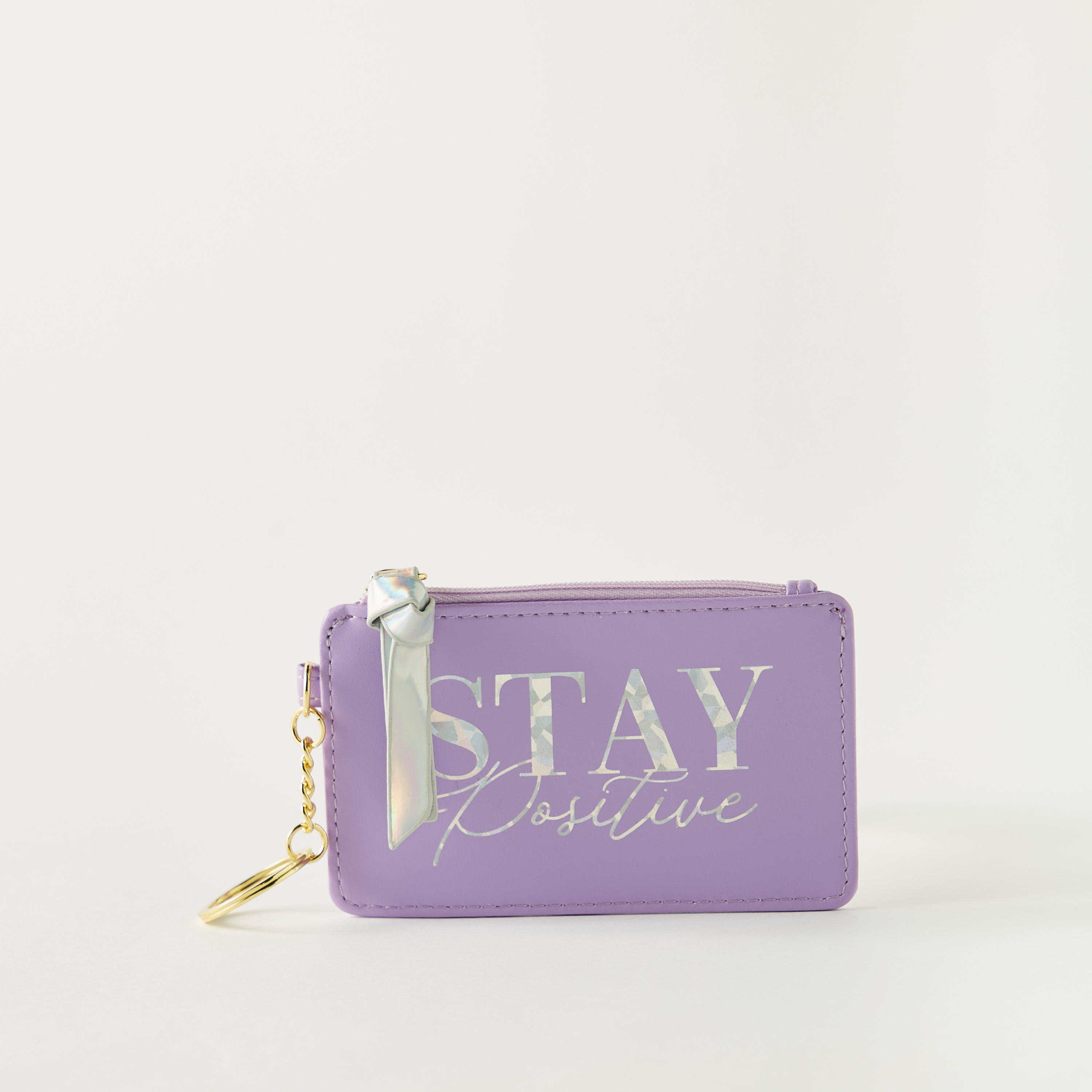 Printed Cardholder with Zip Closure and Keyring-school-stationery-pencilcases-image-1