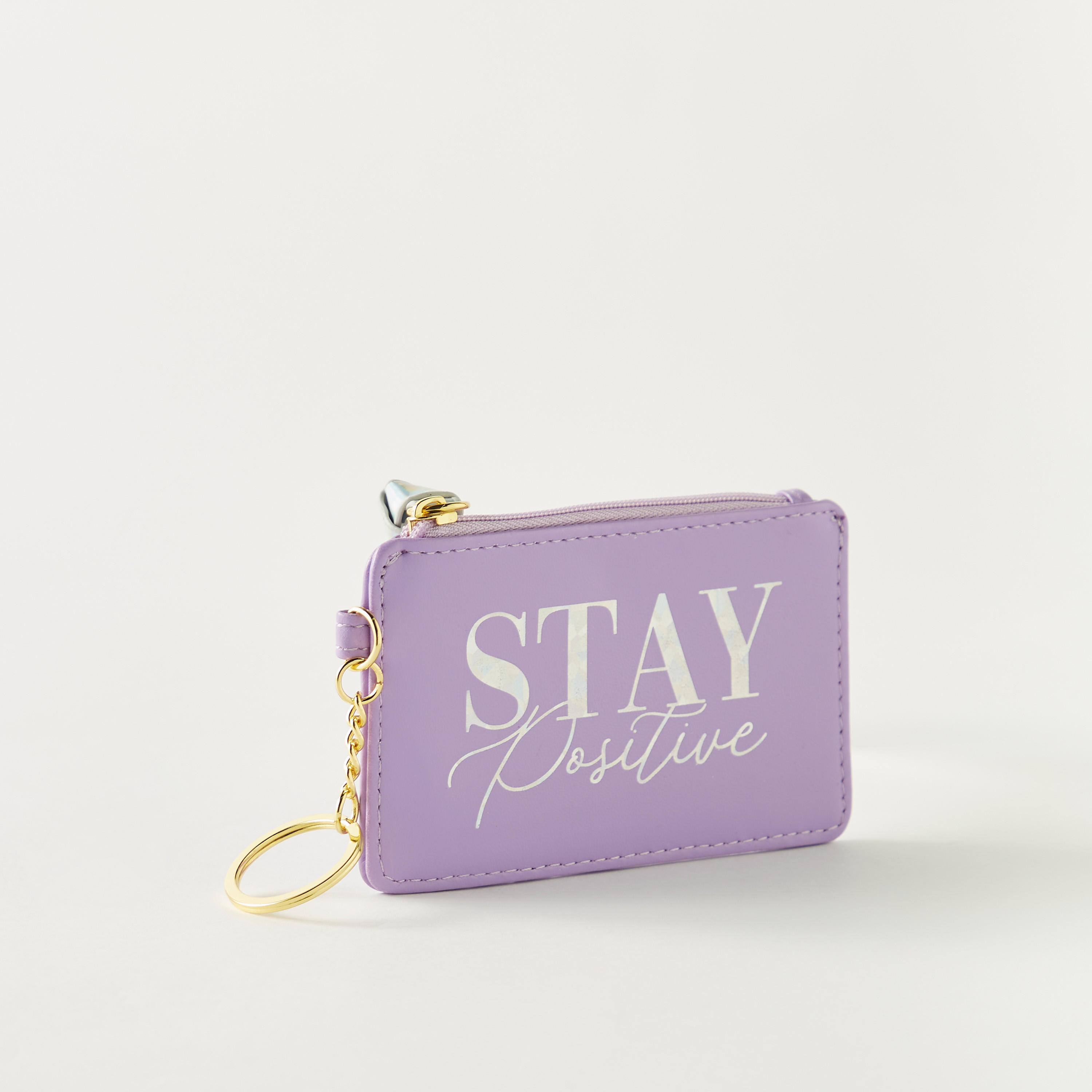 Printed Cardholder with Zip Closure and Keyring-school-stationery-pencilcases-image-2