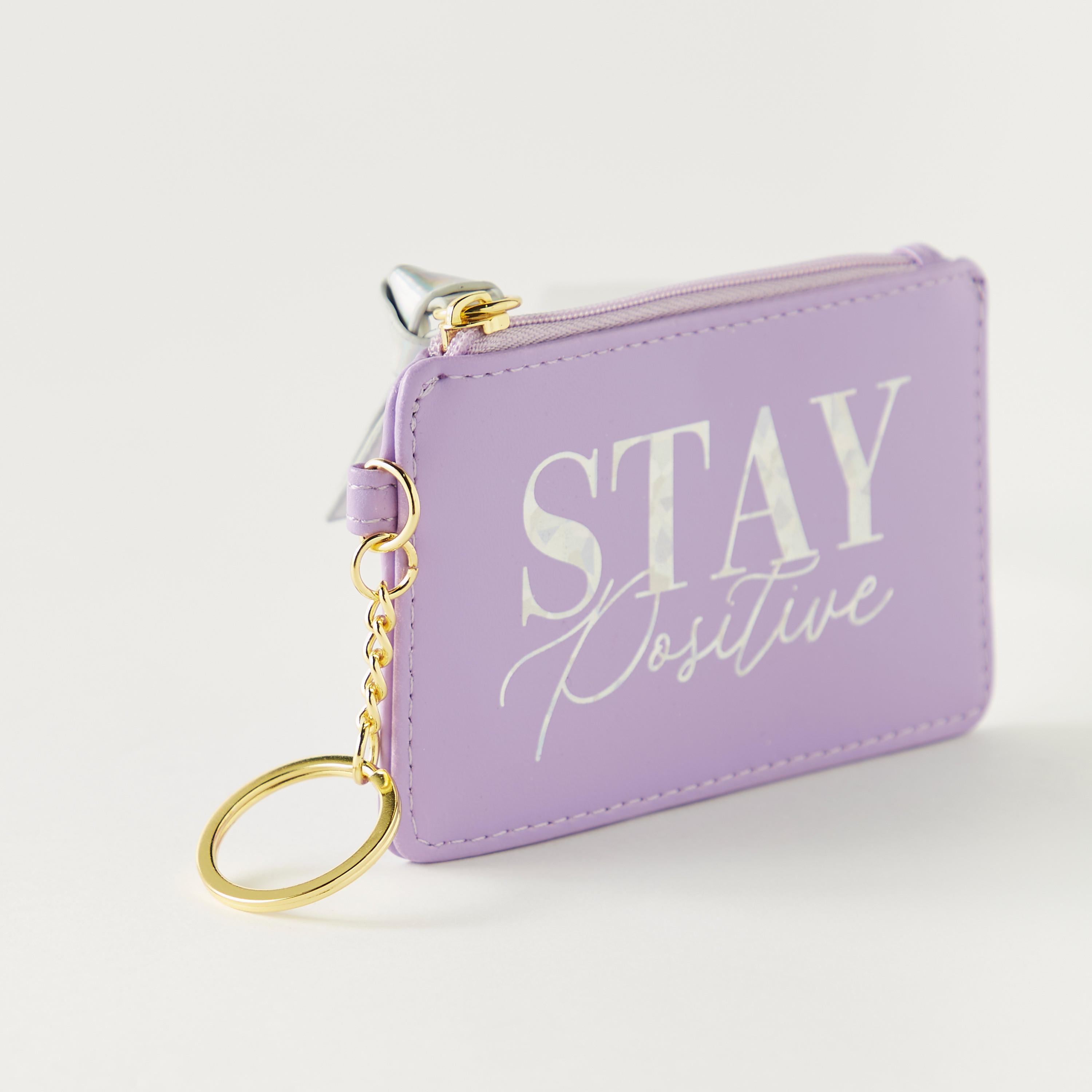 Printed Cardholder with Zip Closure and Keyring-school-stationery-pencilcases-image-3