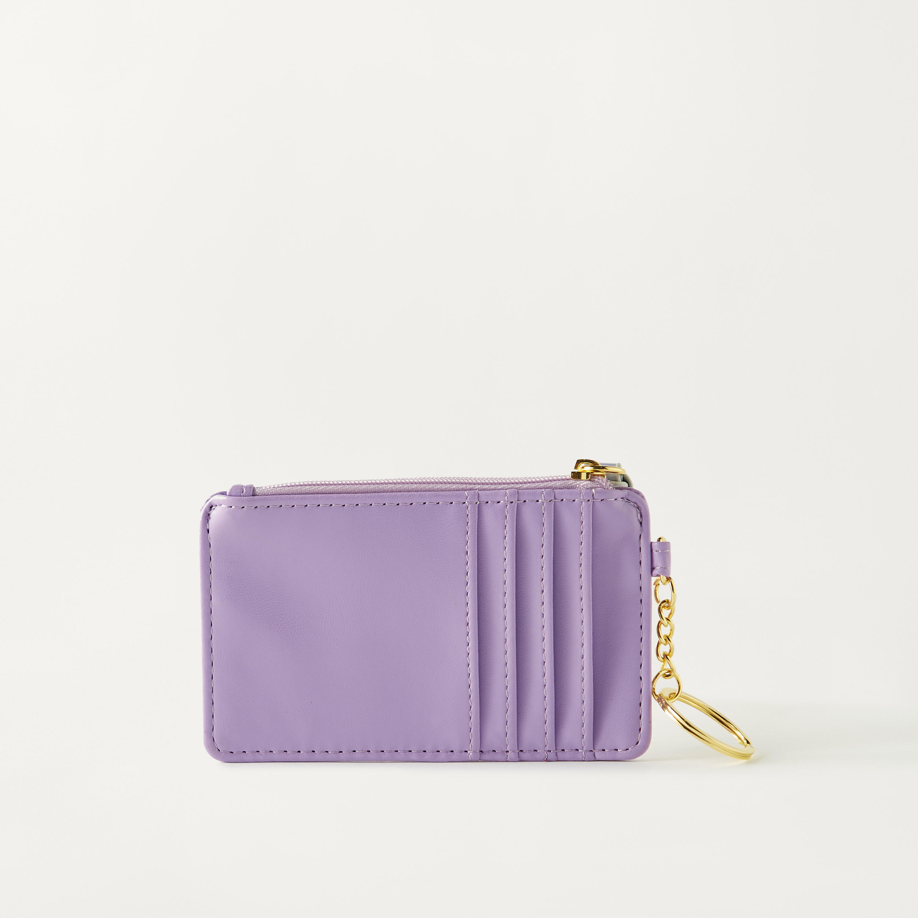 Printed Cardholder with Zip Closure and Keyring-school-stationery-pencilcases-image-5