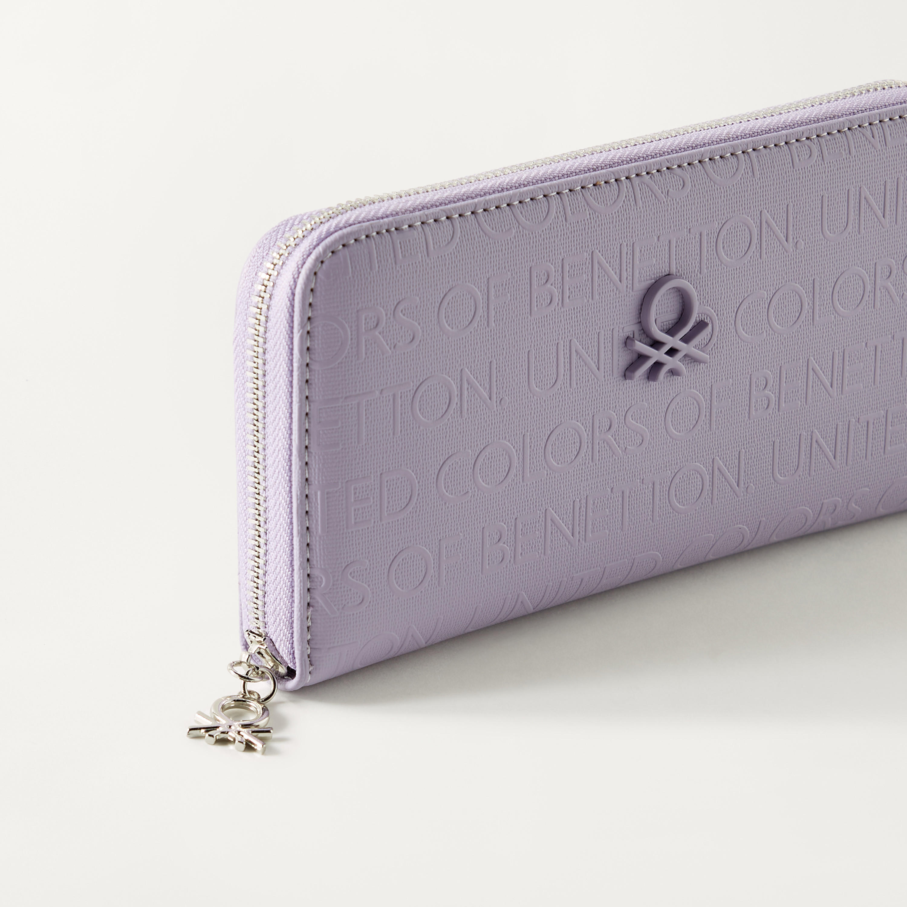 United Colors of Benetton All-Over Logo Embossed Zip Around Wallet-women-bagsandwallets-wallets-image-3