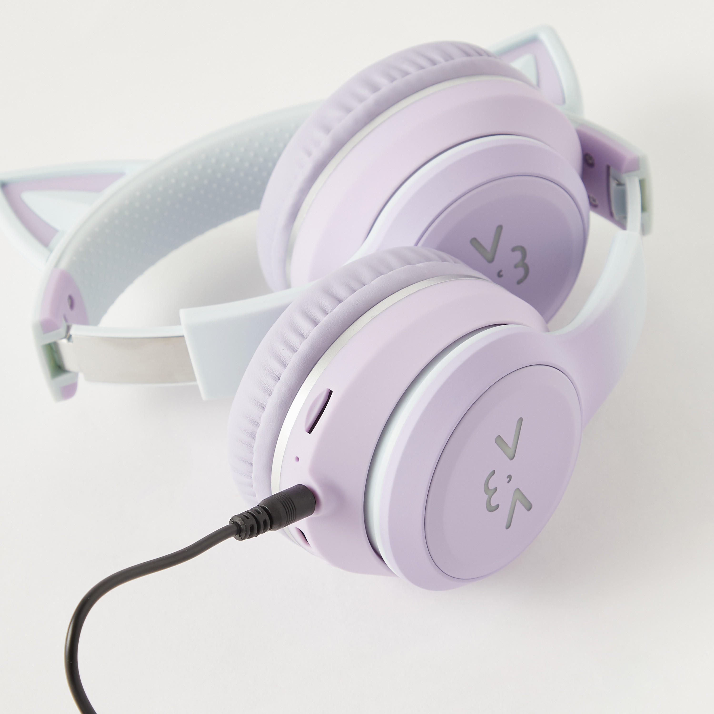 Findz Cat Light-Up Wired Headphones with Microphones-electronics-headphonesandearphones-image-5