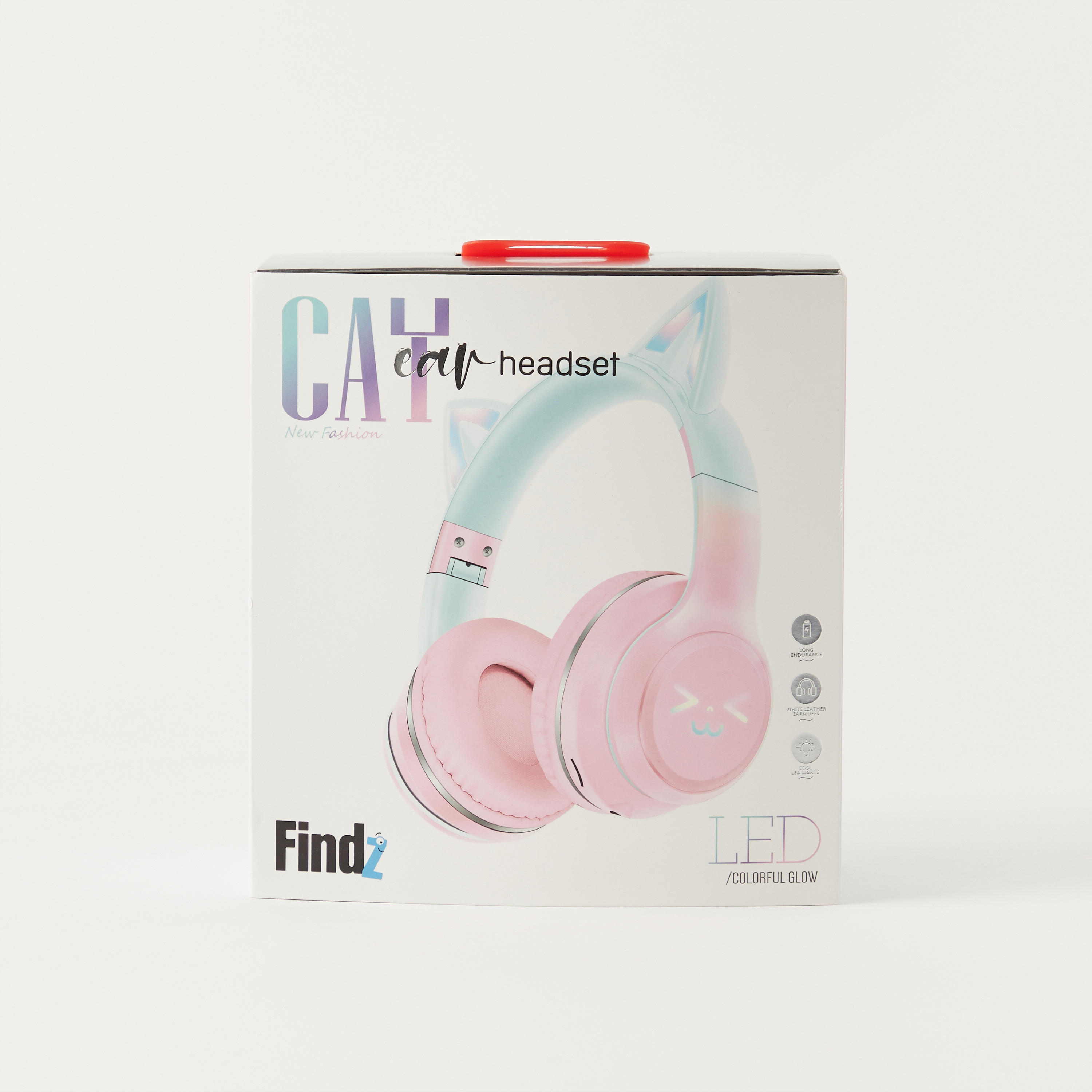 Findz Cat Light-Up Wired Headphones with Microphones-electronics-headphonesandearphones-image-6
