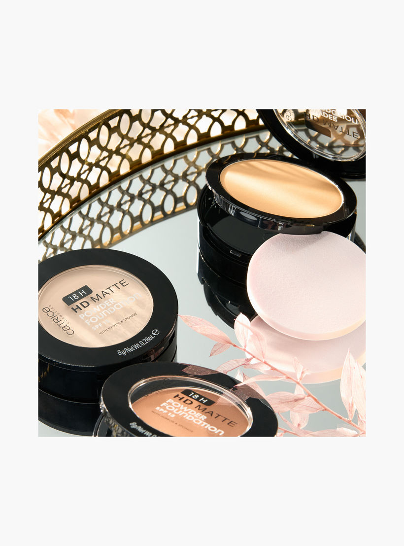 كريم أساس بودرة مطفي أتش دي يدوم 18 ساعة من كاتريس - 8 جم-beautyandpersonalcare-makeup-face-facepowders-image-6
