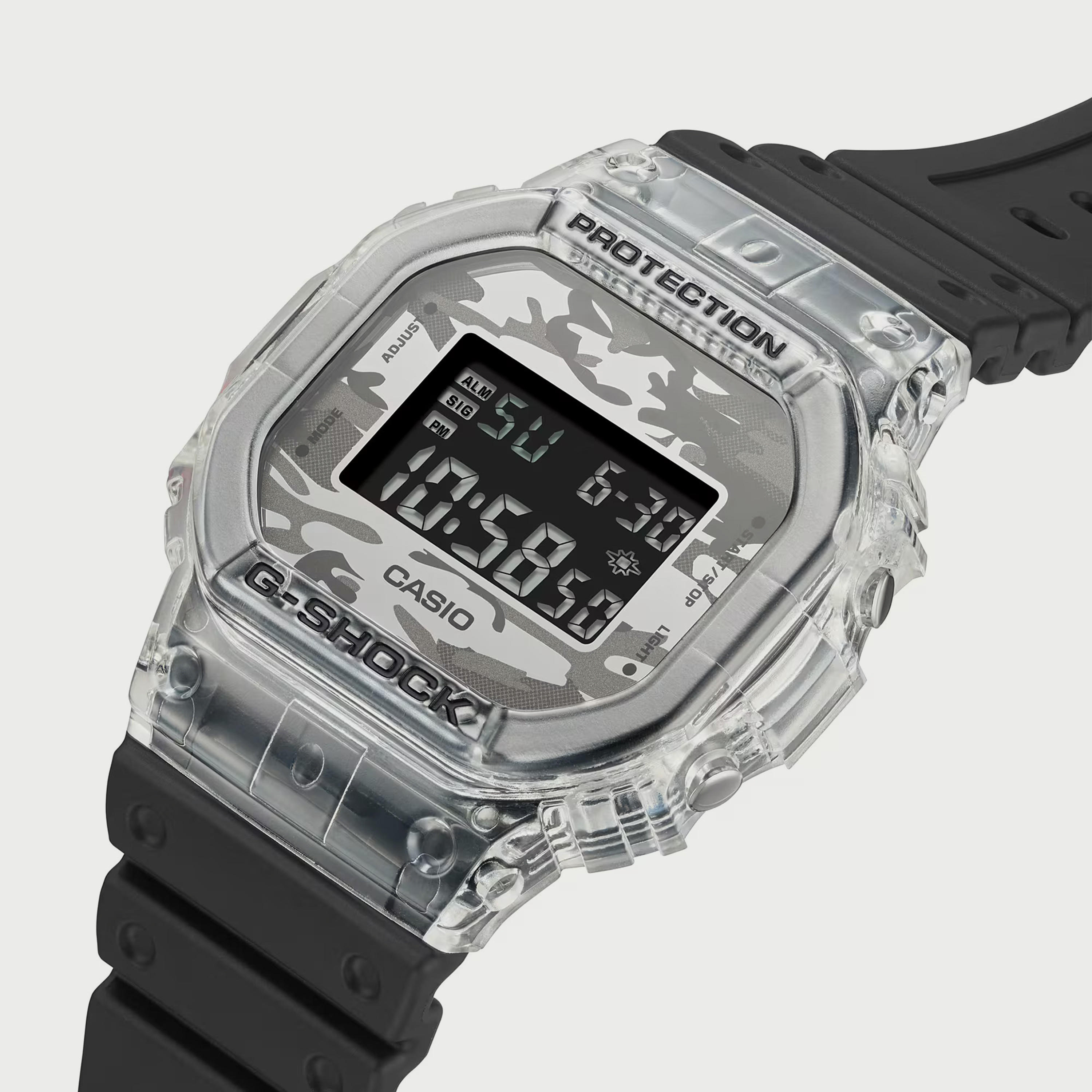 G-Shock Men's Black Digital Silicone Strap Watch - DW-5600SKC-1DR-men-watchesandjewellery-watches-image-4