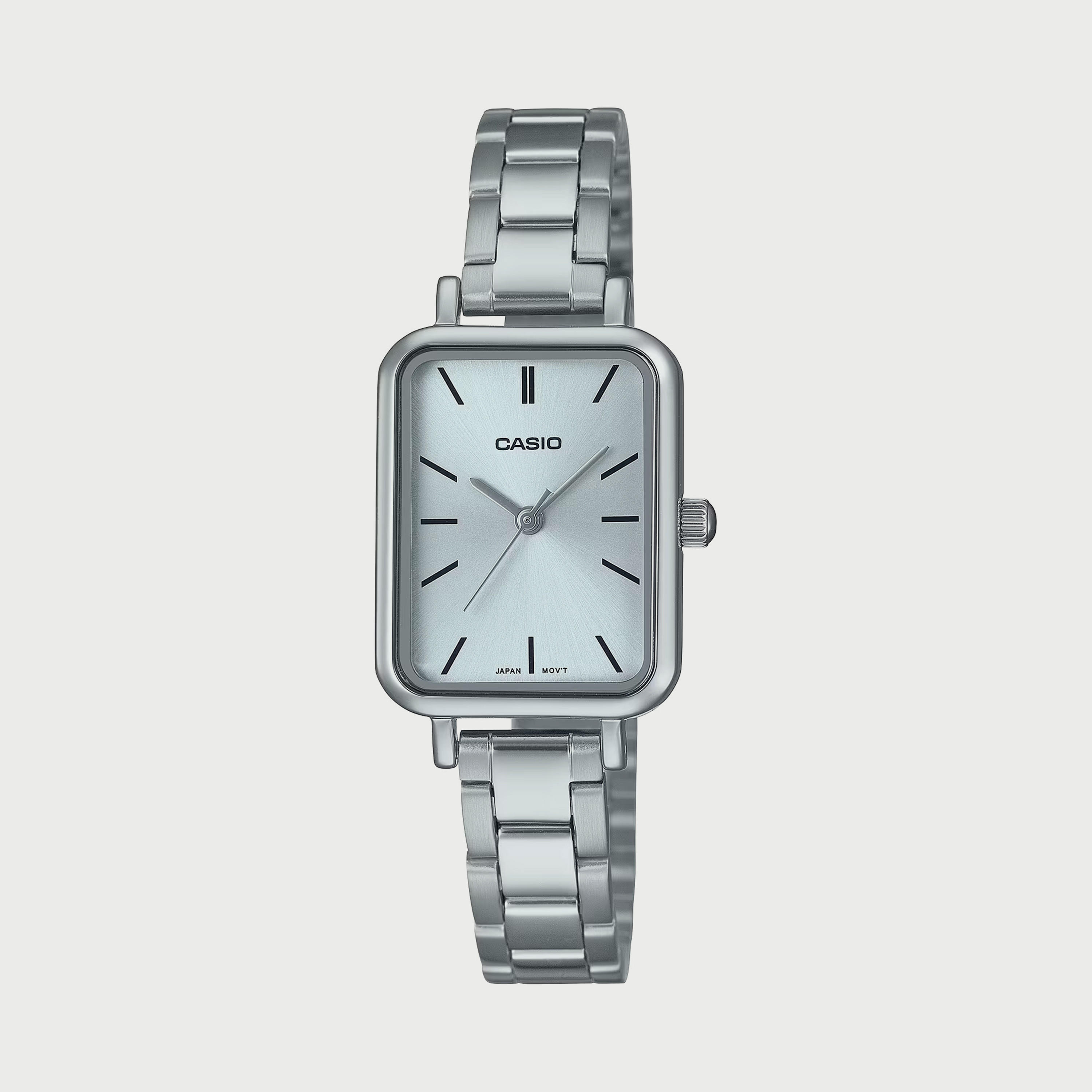 Casio Women's Silver Analog Stainless Steel Strap Watch - LTP-V009D-2EUDF-women-watchesandjewellery-watches-image-1