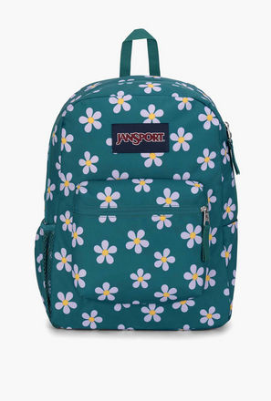شنطة ظهر بحمالات قابلة للتّعديل وطبعات زهرية من جان سبورت - ضمان مدى الحياة-school-bagsandbackpacks-image-1