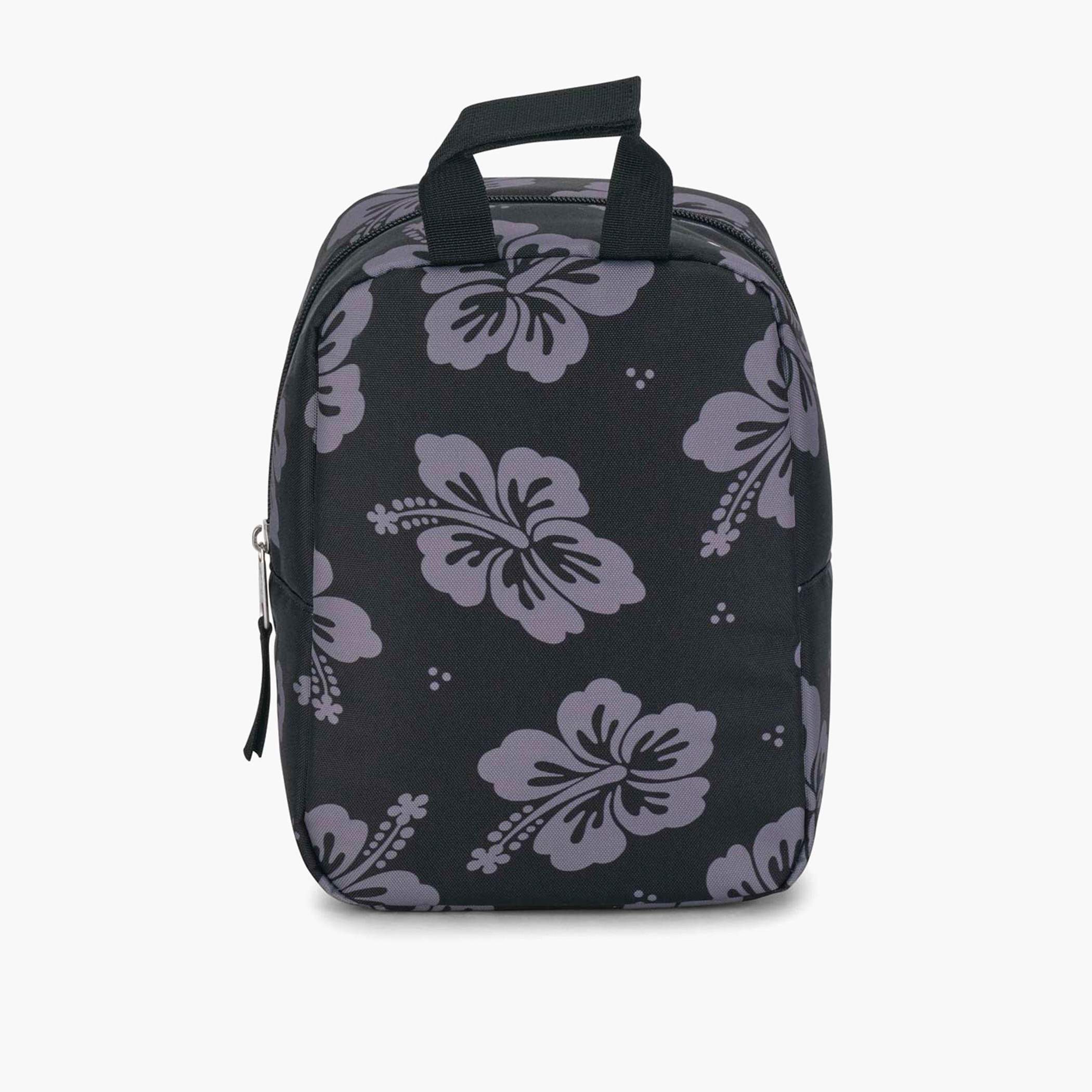 Jansport Floral Print Lunch Bag with Zipper Closure - Lifetime Warranty-school-lunchessentials-lunchbags-image-2