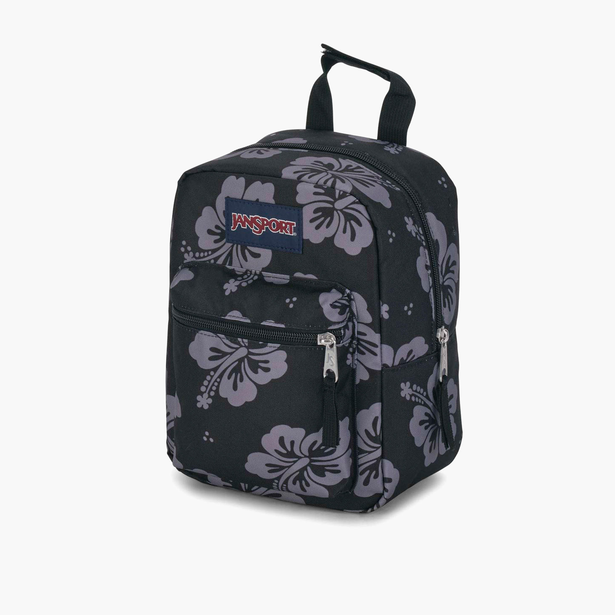Jansport Floral Print Lunch Bag with Zipper Closure - Lifetime Warranty-school-lunchessentials-lunchbags-image-3