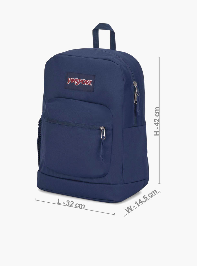 Jansport Solid Backpack with Adjustable Straps and Zip Closure - Lifetime Warranty-school-bagsandbackpacks-backpacks-image-3