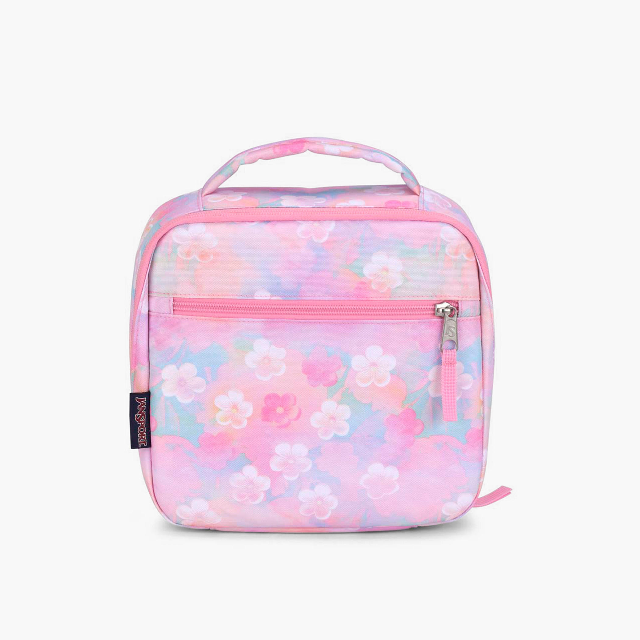 Jansport Floral Print Insulated Lunch Bag with Handle and Zip Closure - Lifetime Warranty-school-lunchessentials-lunchbags-image-1