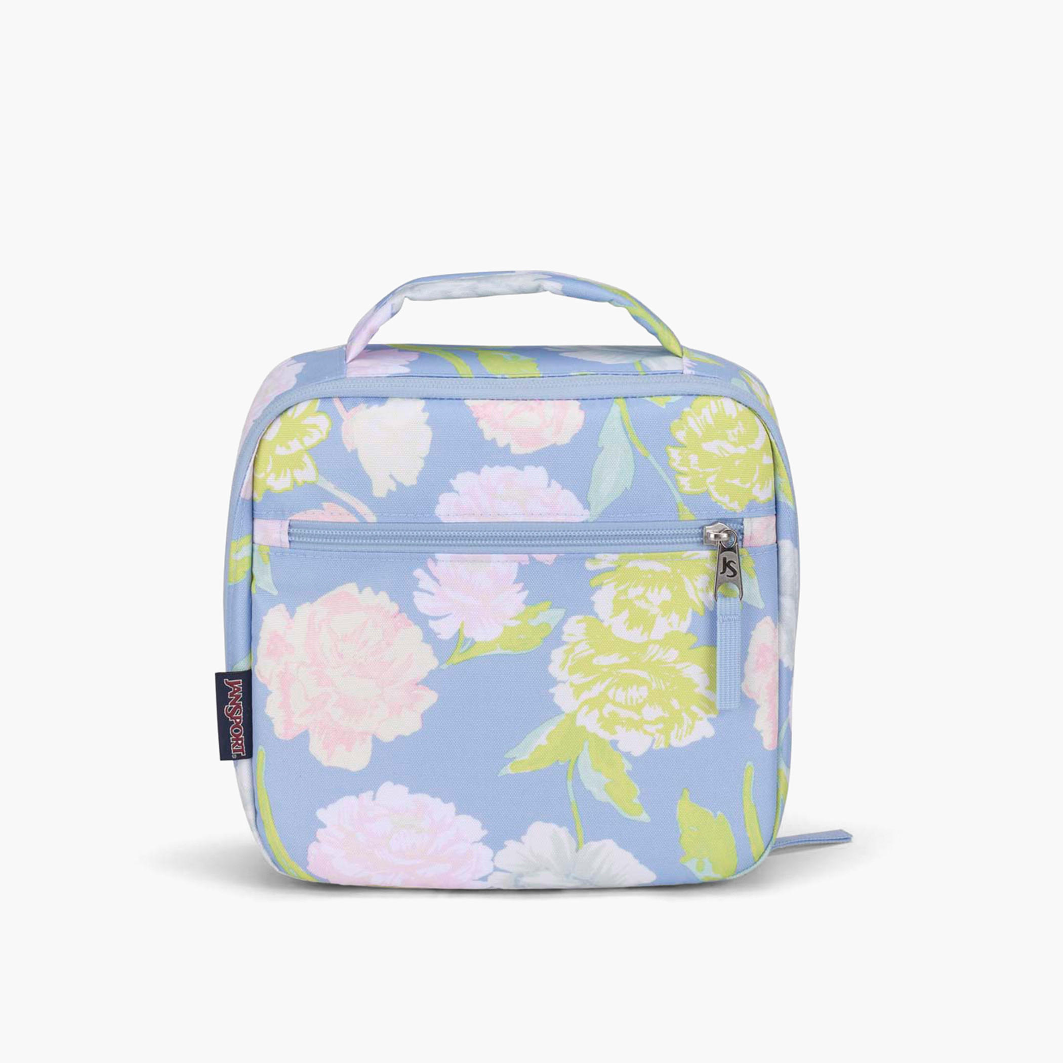 Jansport Floral Print Insulated Lunch Bag with Handle and Zip Closure - Lifetime Warranty-school-lunchessentials-lunchbags-image-1