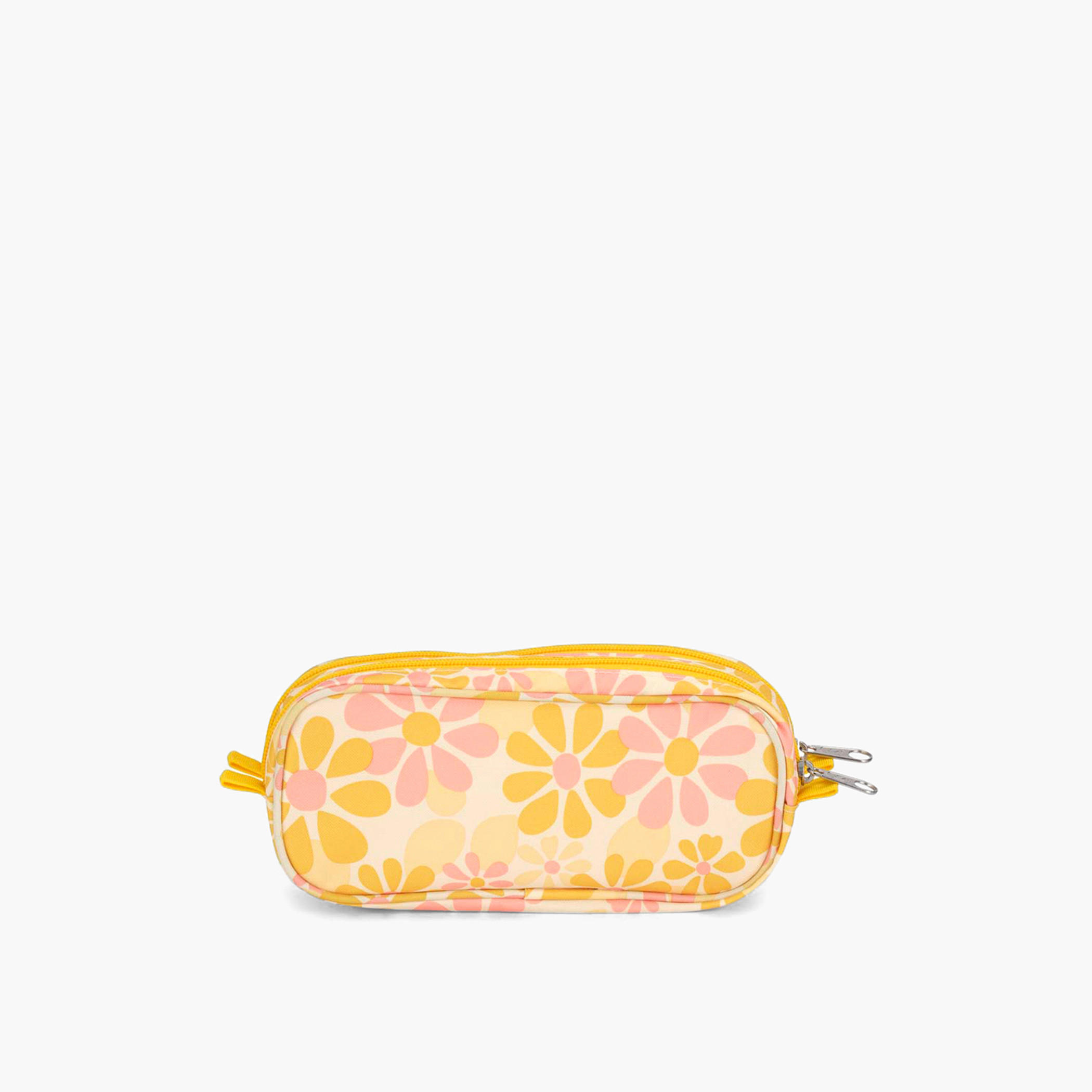 Jansport Floral Print 2-Compartment Pencil Case with Zip Closure - Lifetime Warranty-school-stationery-pencilcases-image-2