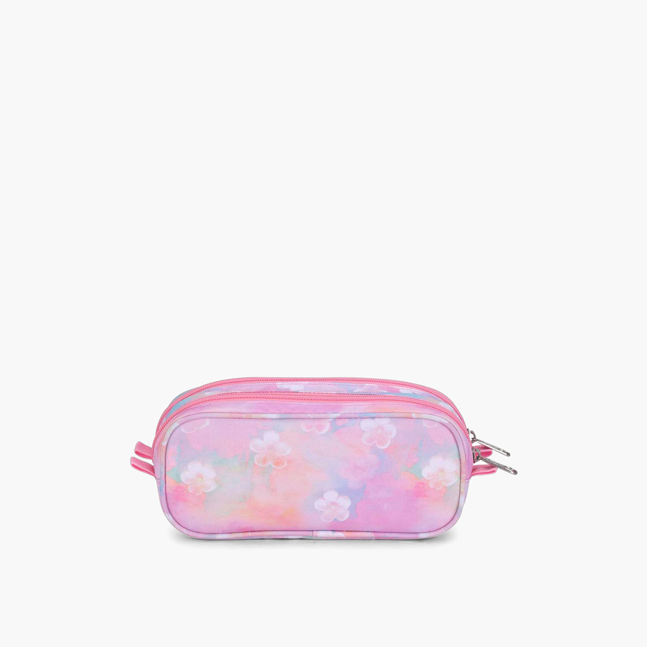 Jansport Floral Print 2-Compartment Pencil Case with Zip Closure - Lifetime Warranty-school-stationery-pencilcases-image-2