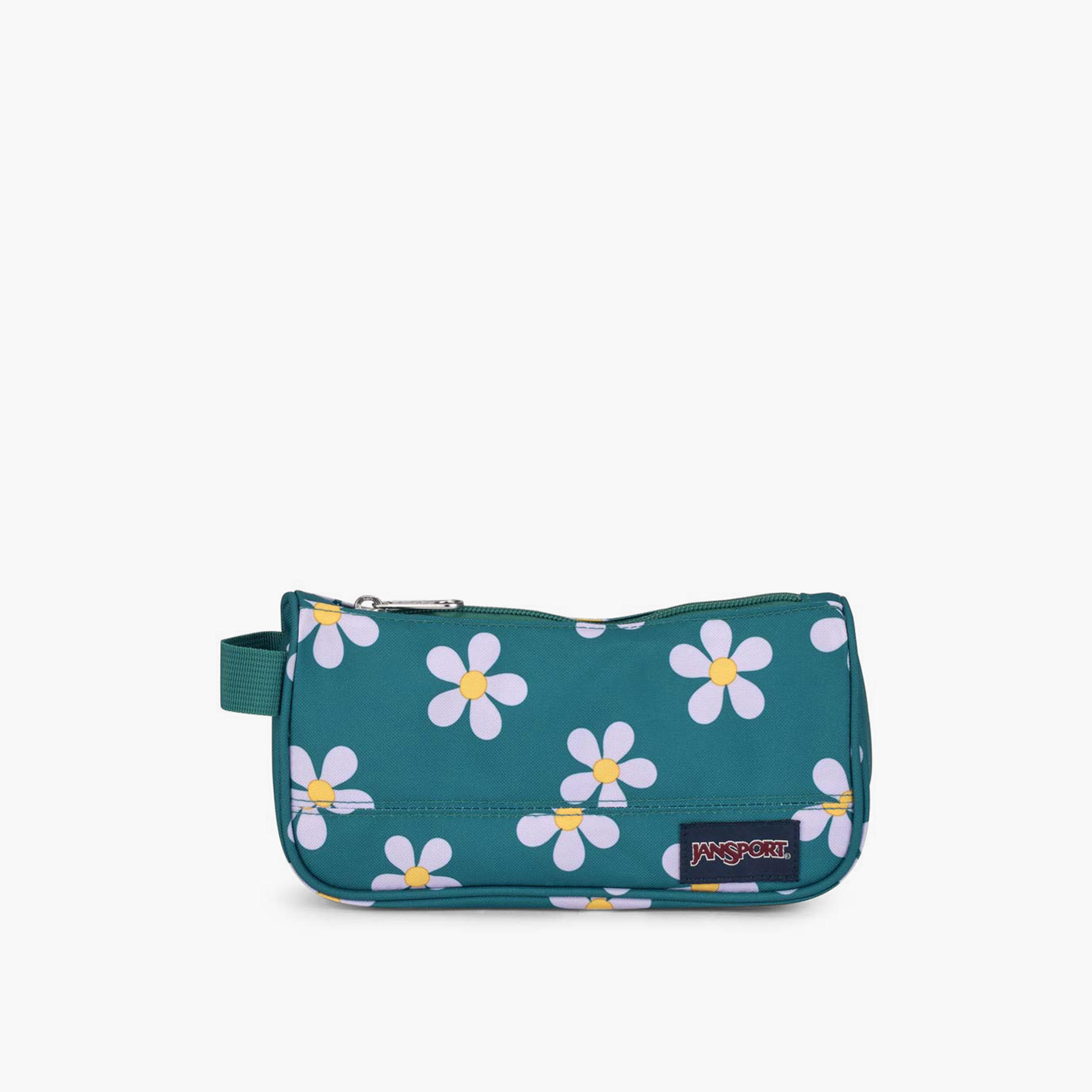 Jansport Floral Print Pencil Case with Zip Closure - Lifetime Warranty-school-stationery-pencilcases-image-1