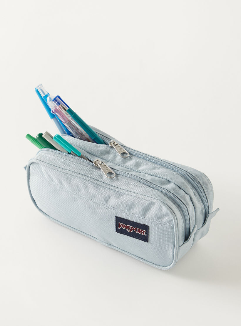 Jansport Solid 2-Compartment Pencil Pouch-school-stationery-pencilcases-image-5