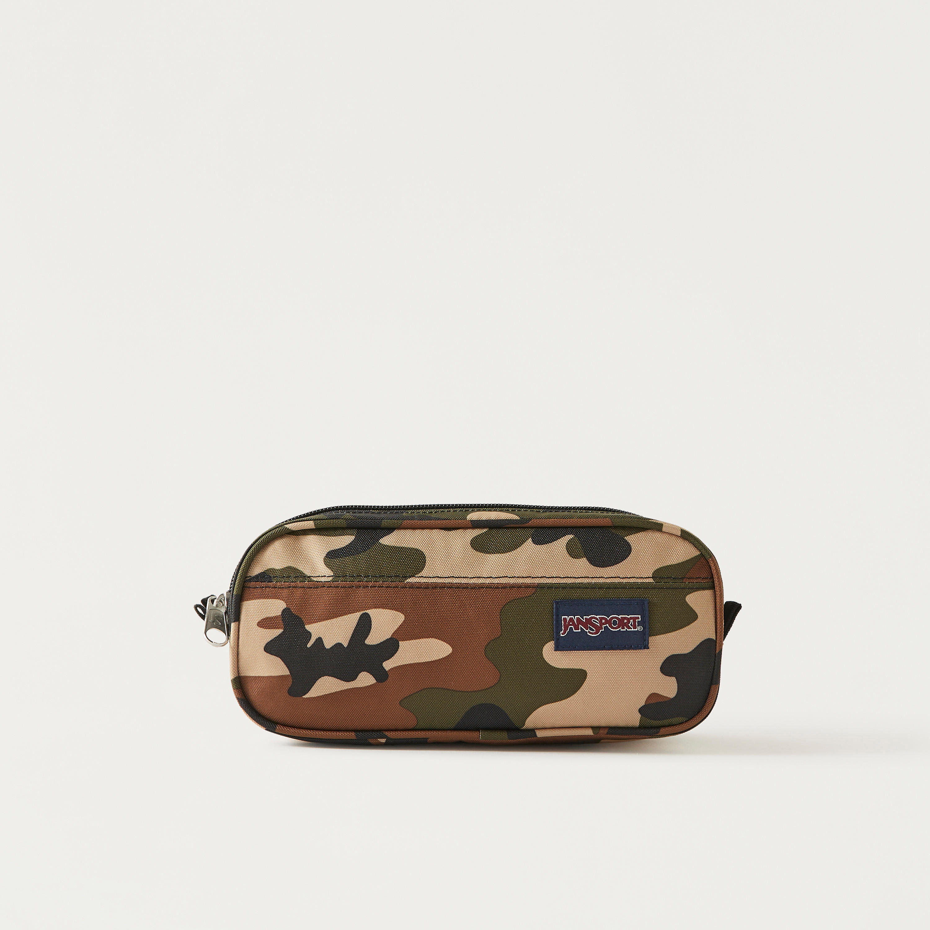 Jansport Camoflauge Print Pencil Case with Zip Closure-school-stationery-pencilcases-image-1