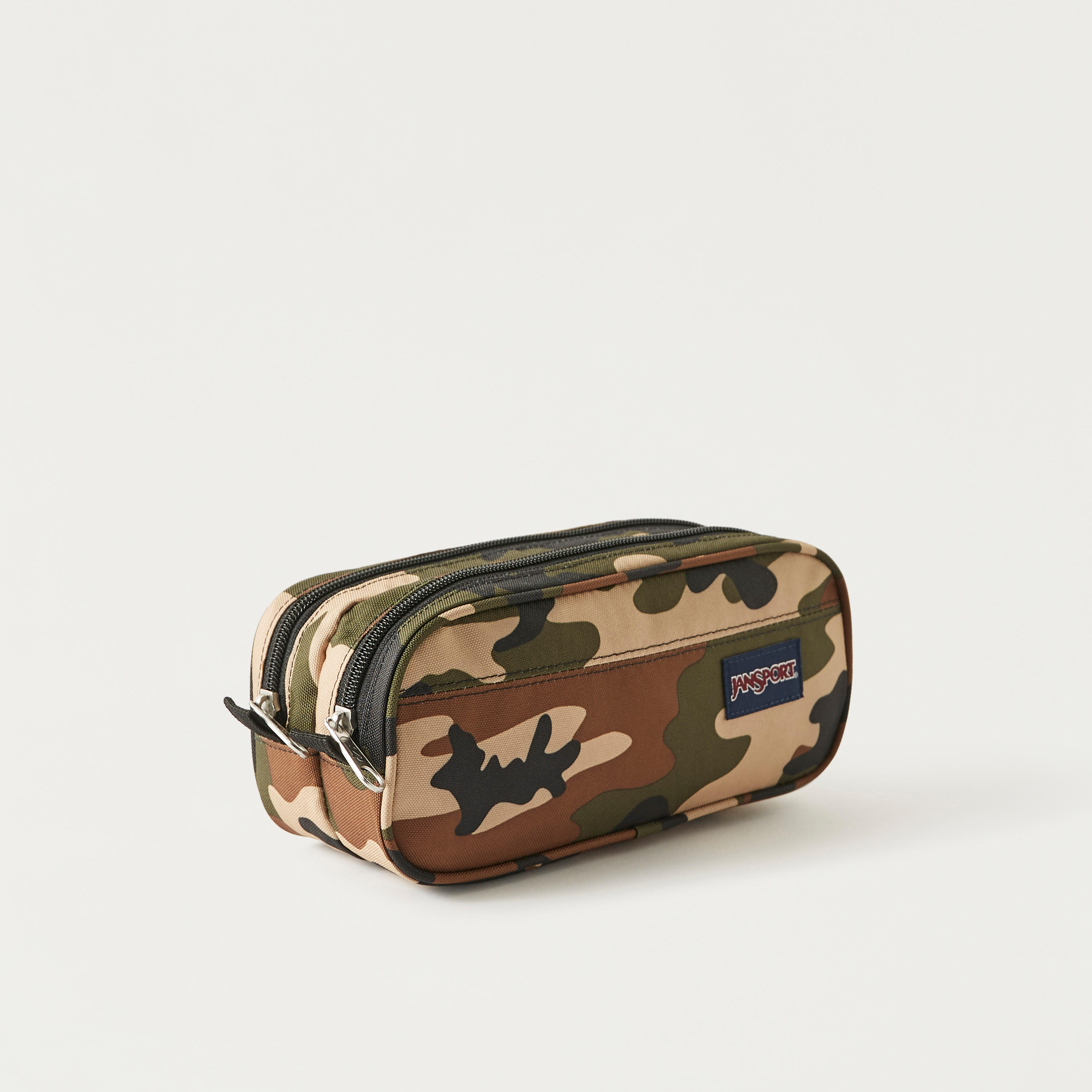 Jansport Camoflauge Print Pencil Case with Zip Closure-school-stationery-pencilcases-image-2