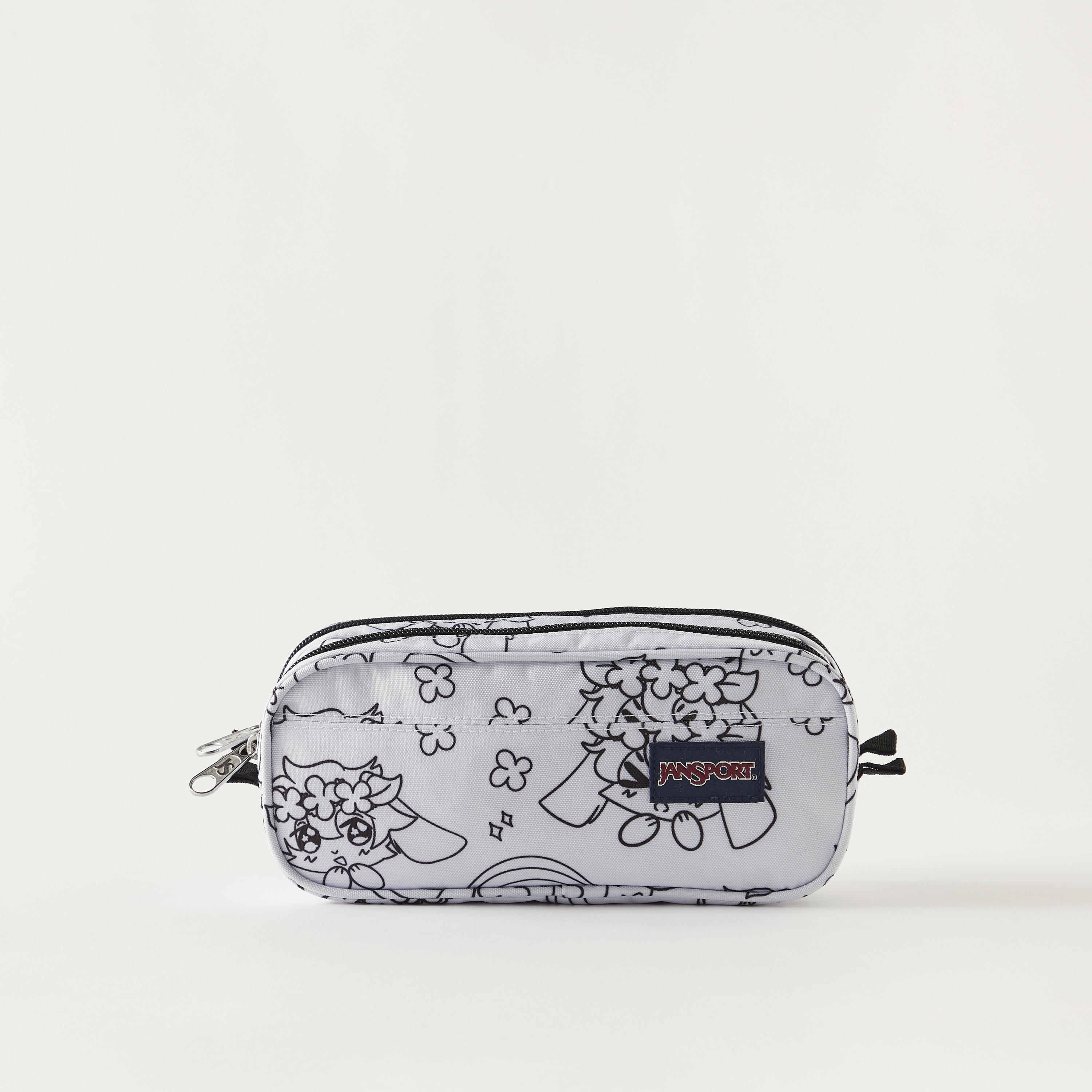 Jansport Printed 2-Compartment Pencil Pouch-school-stationery-pencilcases-image-1