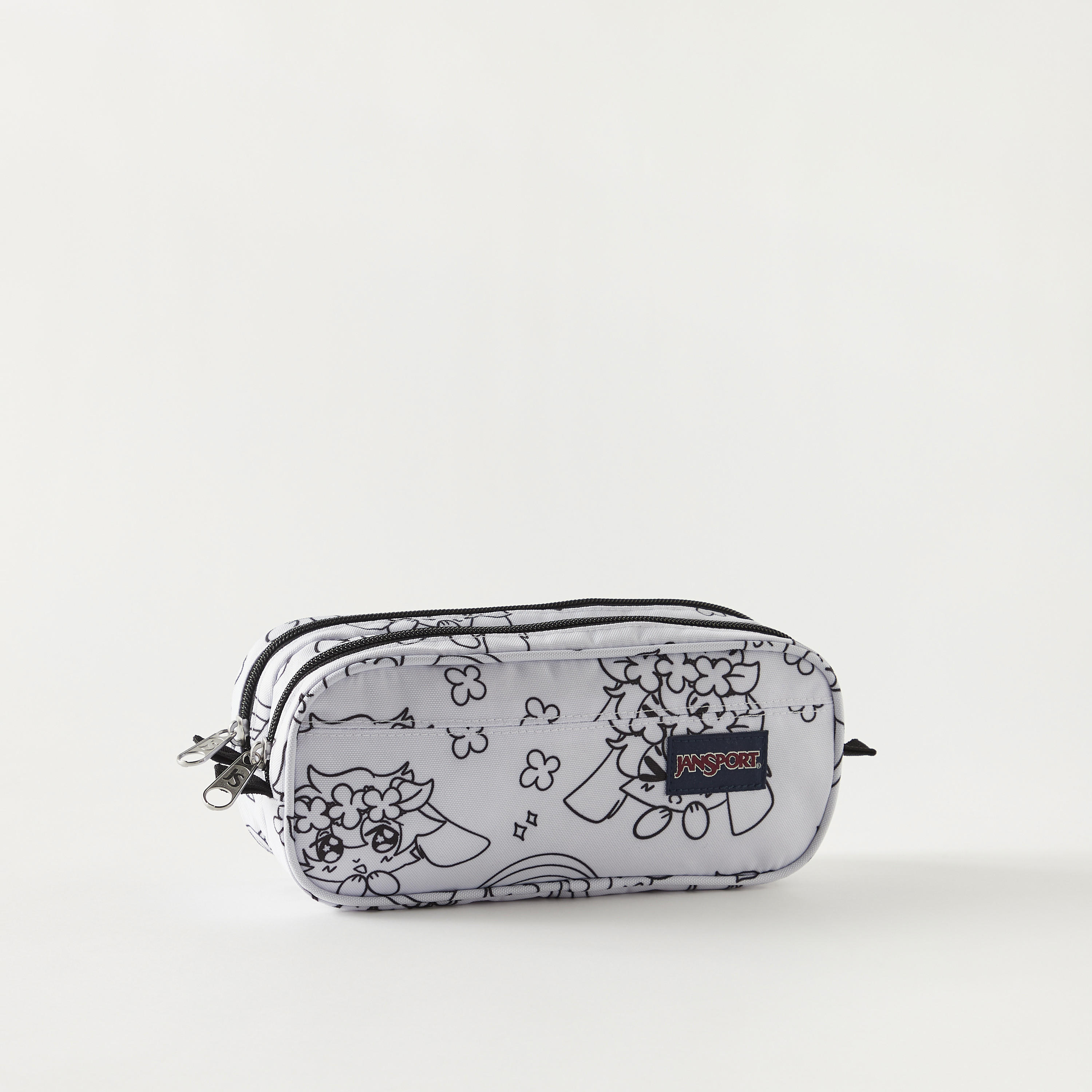 Jansport Printed 2-Compartment Pencil Pouch-school-stationery-pencilcases-image-2