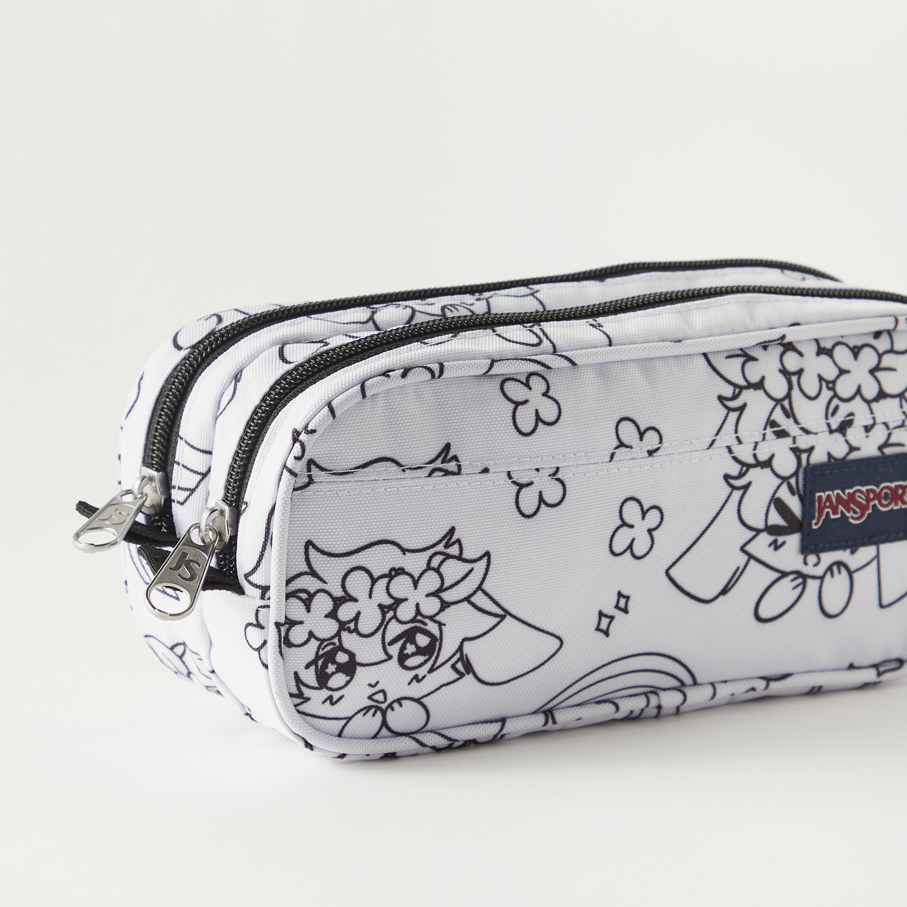 Jansport Printed 2-Compartment Pencil Pouch-school-stationery-pencilcases-image-3