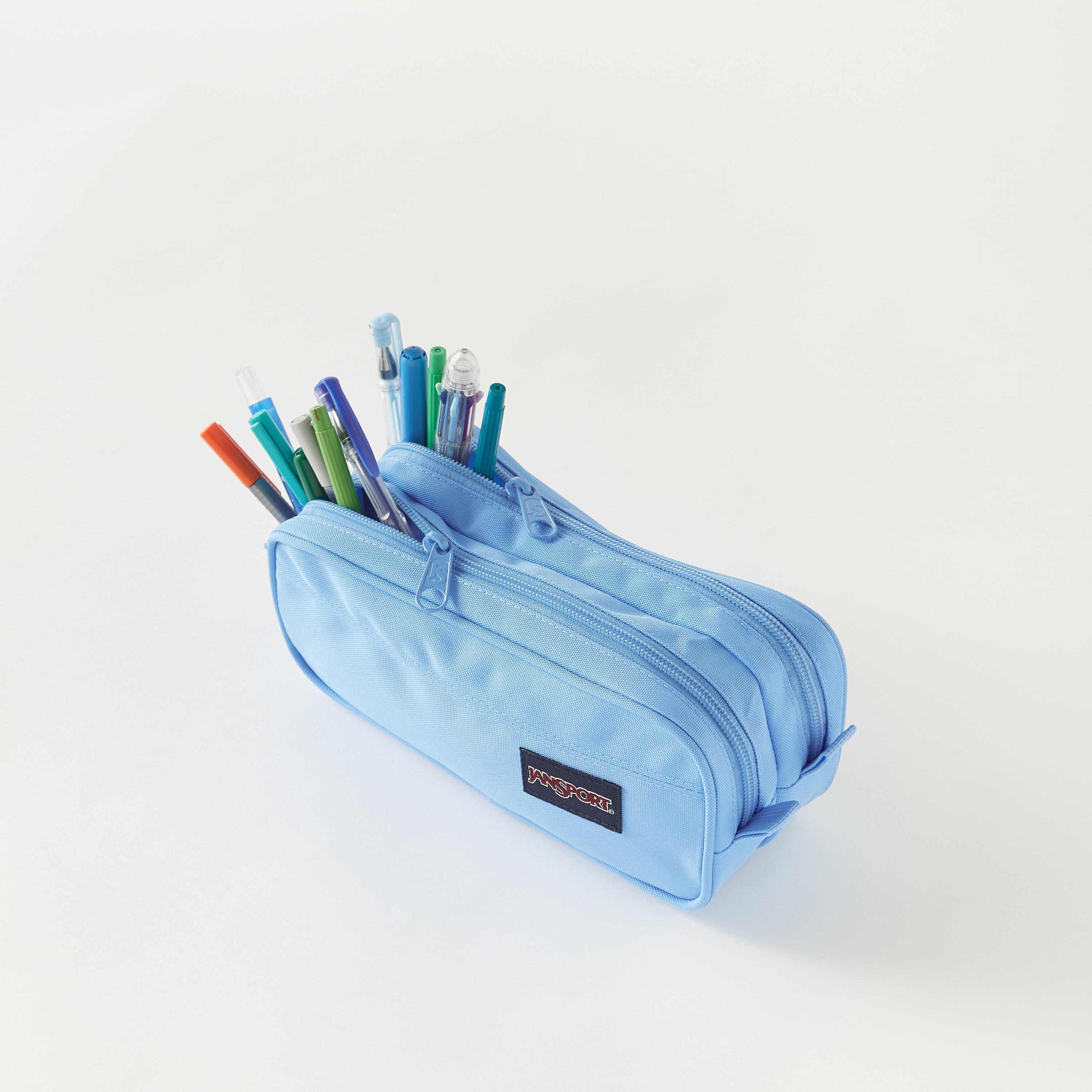Jansport Solid 2-Compartment Pencil Pouch-school-stationery-pencilcases-image-4