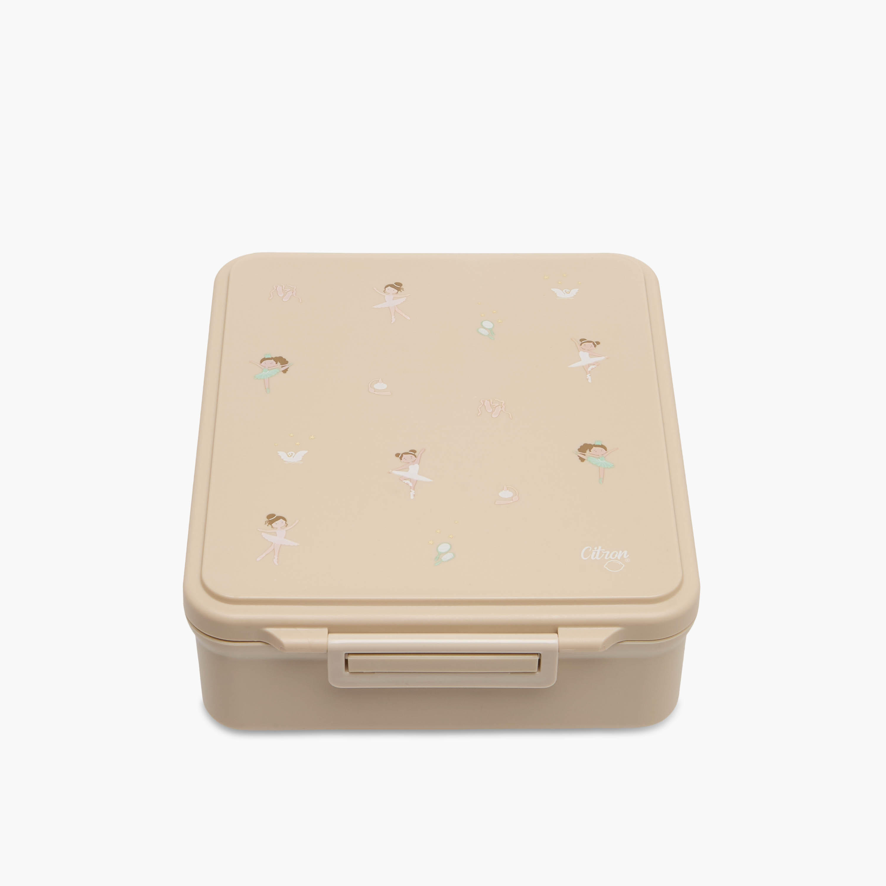Citron Unicorn Print Sectioned Lunch Box with Clip Lock Lid6 -Month Warranty-school-lunchessentials-lunchboxes-image-1