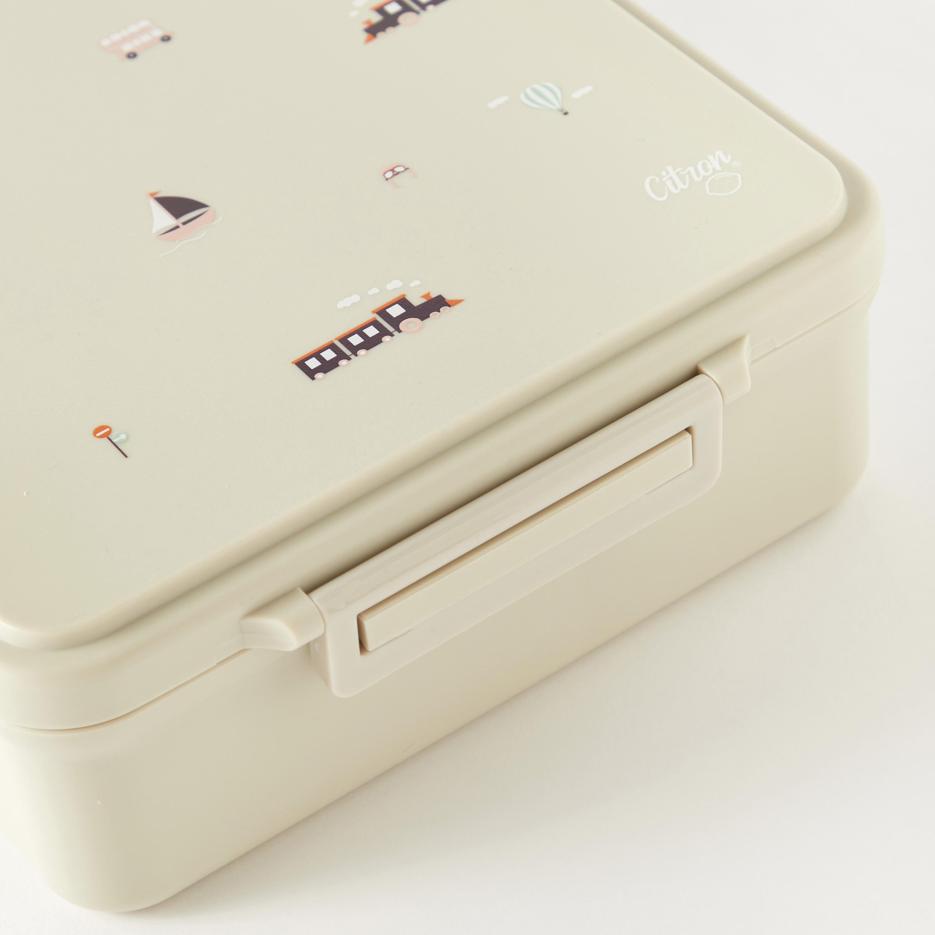 Citron Unicorn Print Sectioned Lunch Box with Clip Lock Lid6 -Month Warranty-school-lunchessentials-lunchboxes-image-3