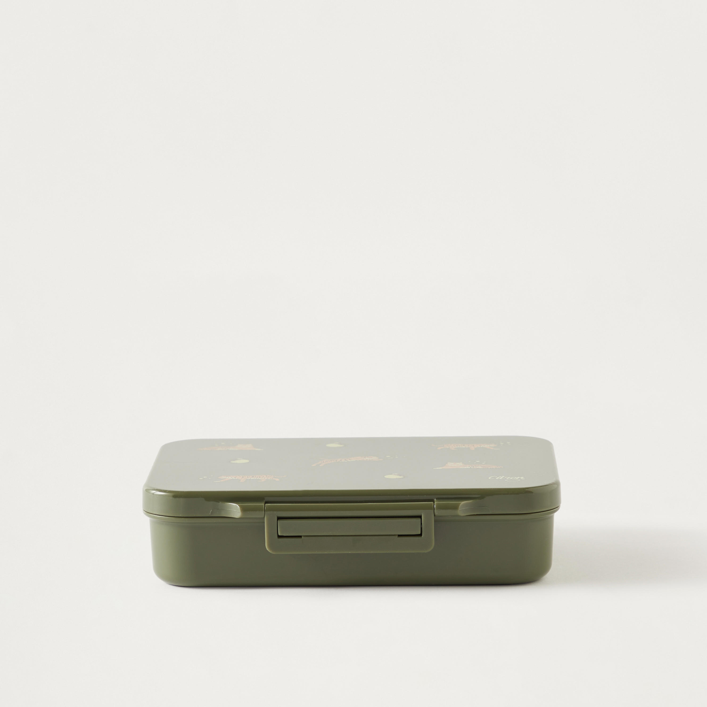 Citron Tiger Print Sectioned Lunch Box-school-lunchessentials-lunchboxes-image-1