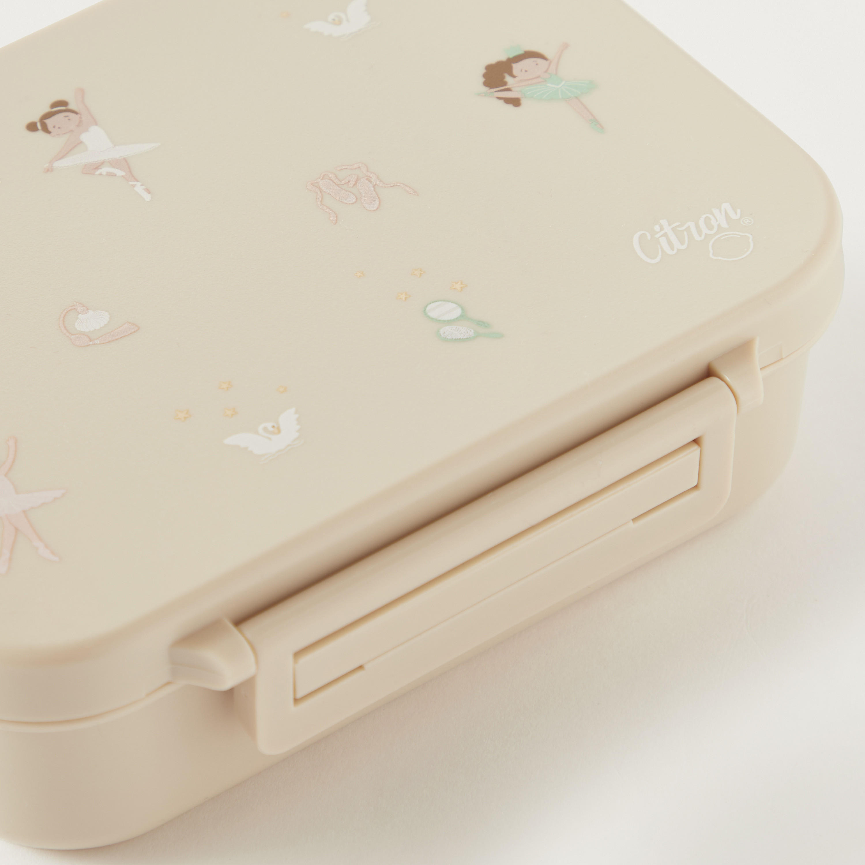 Citron Printed Sectioned Lunch Box with Clip Lock Lid6 -Month Warranty-school-lunchessentials-lunchboxes-image-3