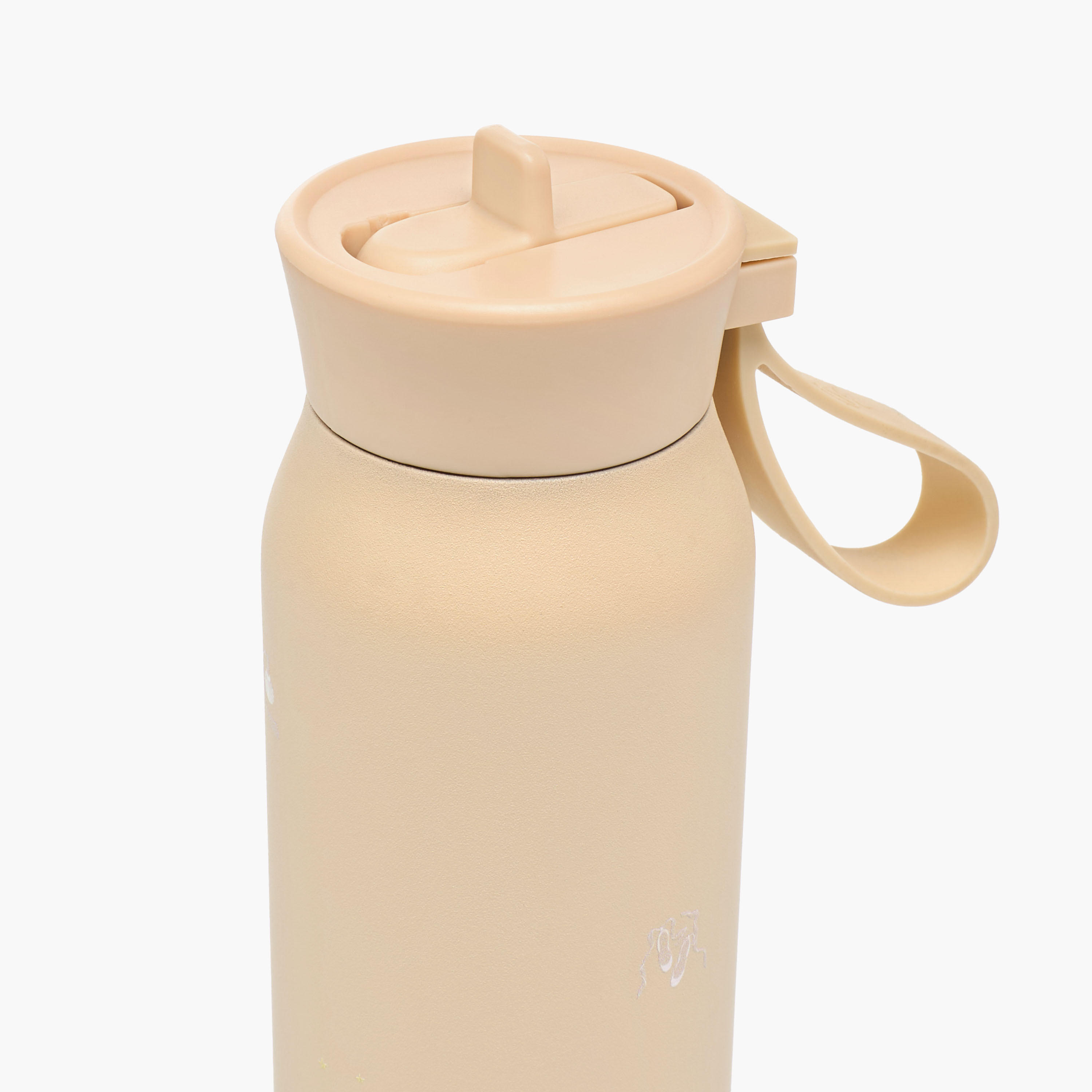 Citron Ballerina Print Stainless Steel Water Bottle - 350 ml-school-waterbottles-image-3