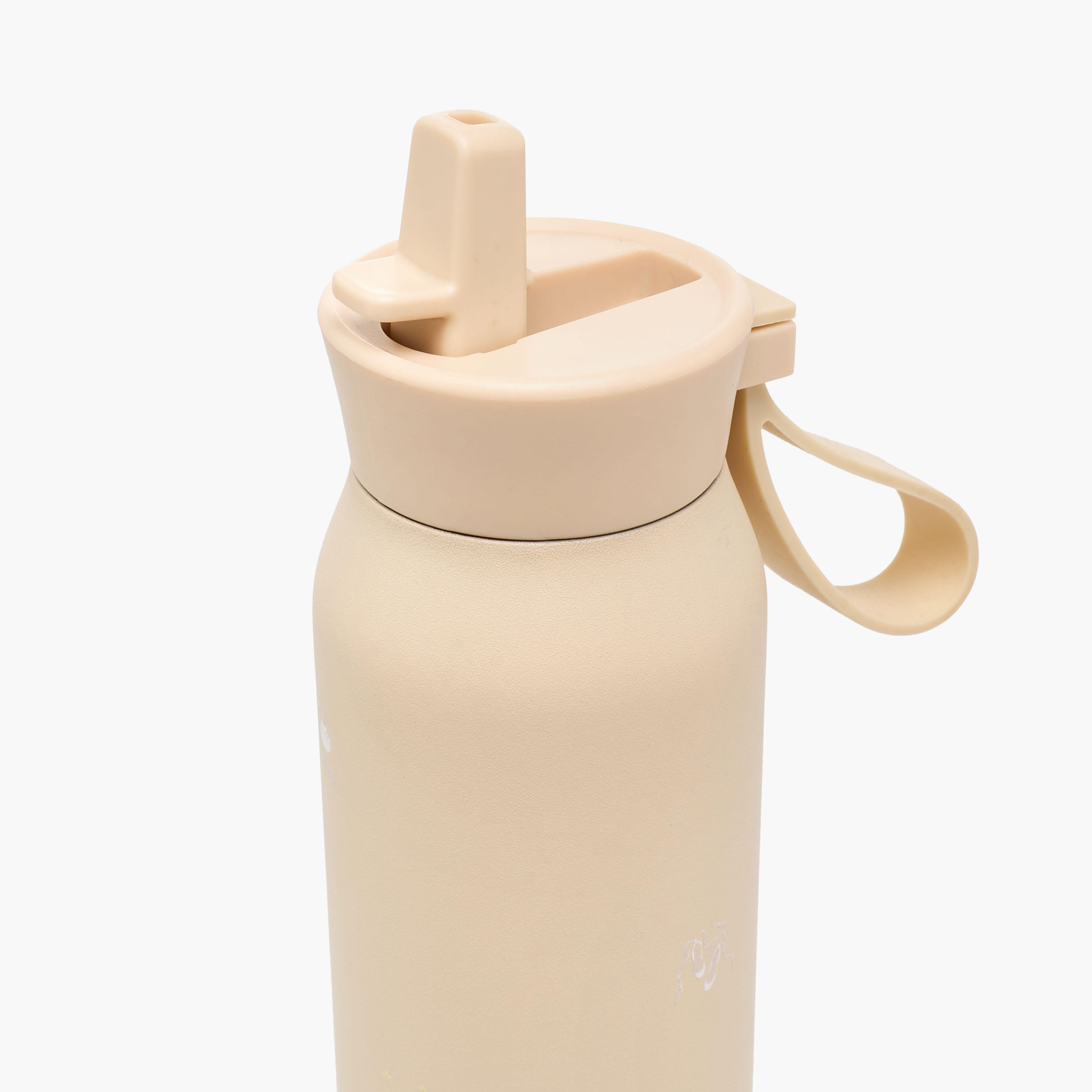 Citron Ballerina Print Stainless Steel Water Bottle - 350 ml-school-waterbottles-image-4