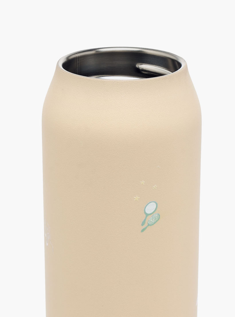 Citron Ballerina Print Stainless Steel Water Bottle - 350 ml-school-waterbottles-image-5