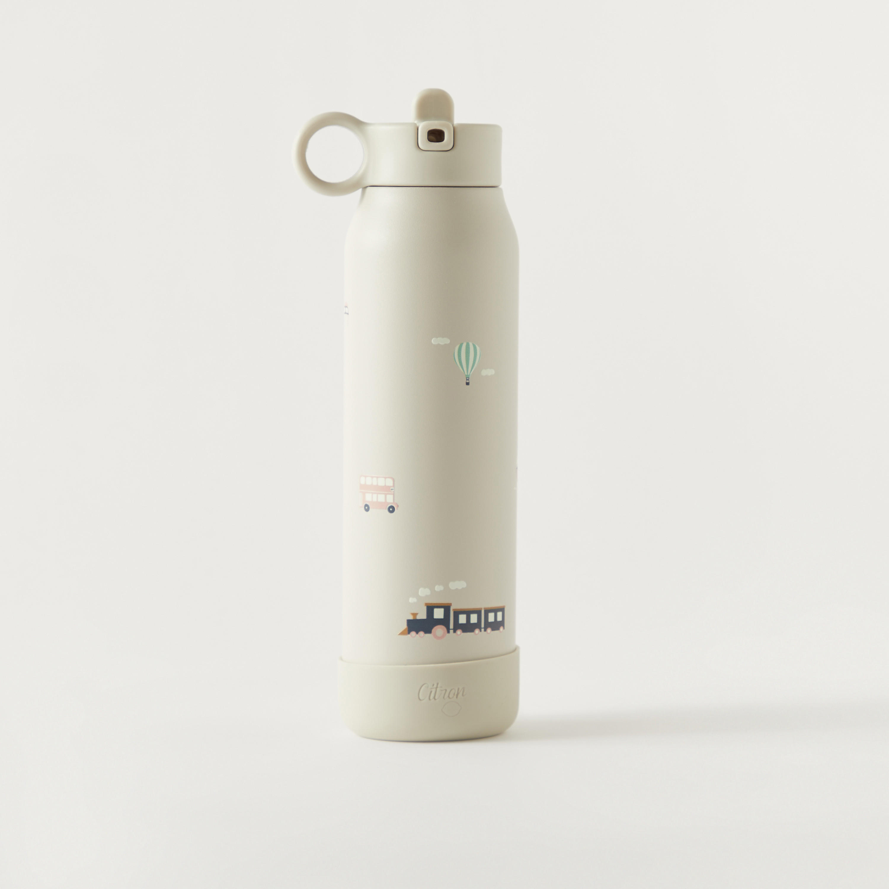 Citron Ballerina Print Stainless Steel Water Bottle - 350 ml-school-waterbottles-image-1