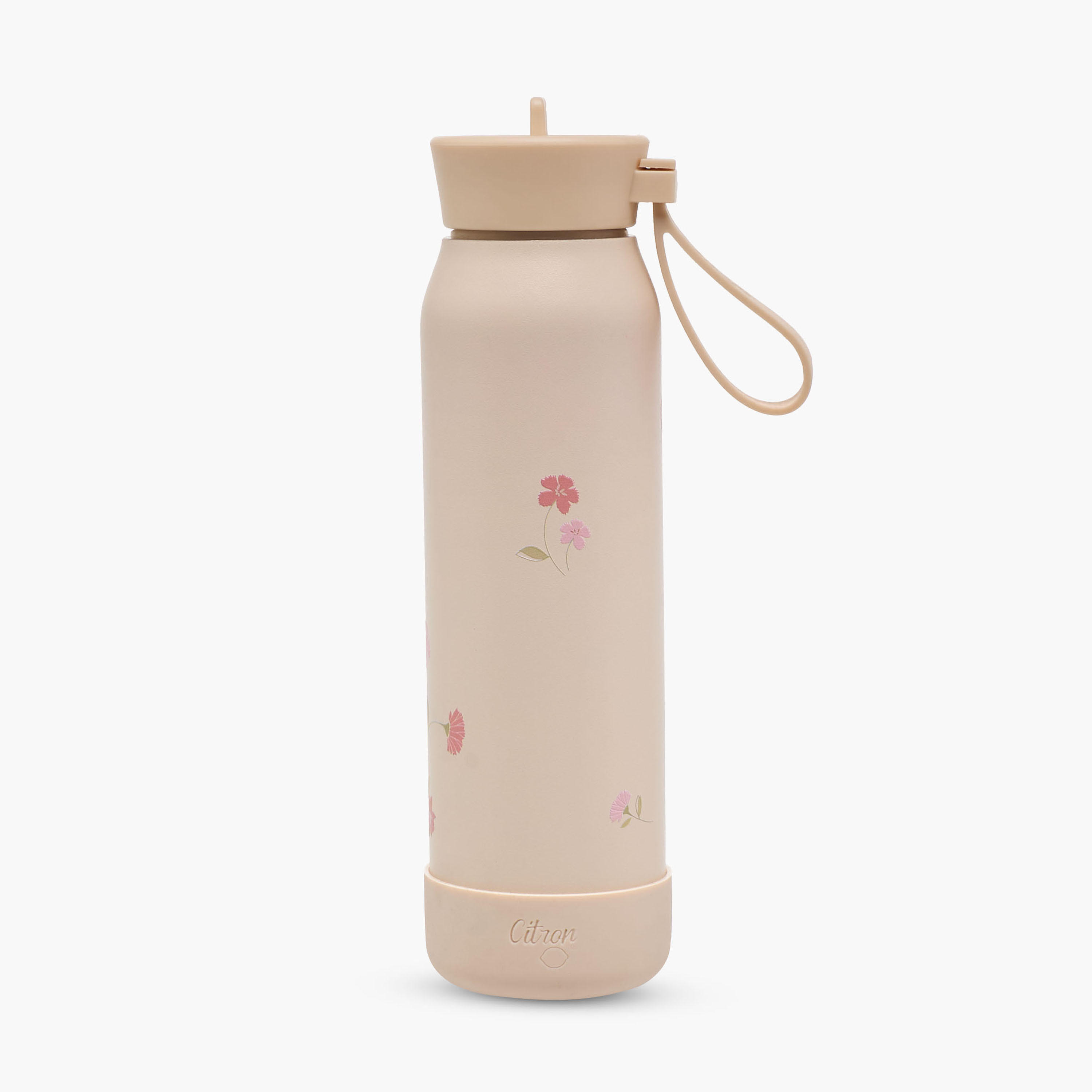 Citron Ballerina Print Stainless Steel Water Bottle - 350 ml-school-waterbottles-image-1