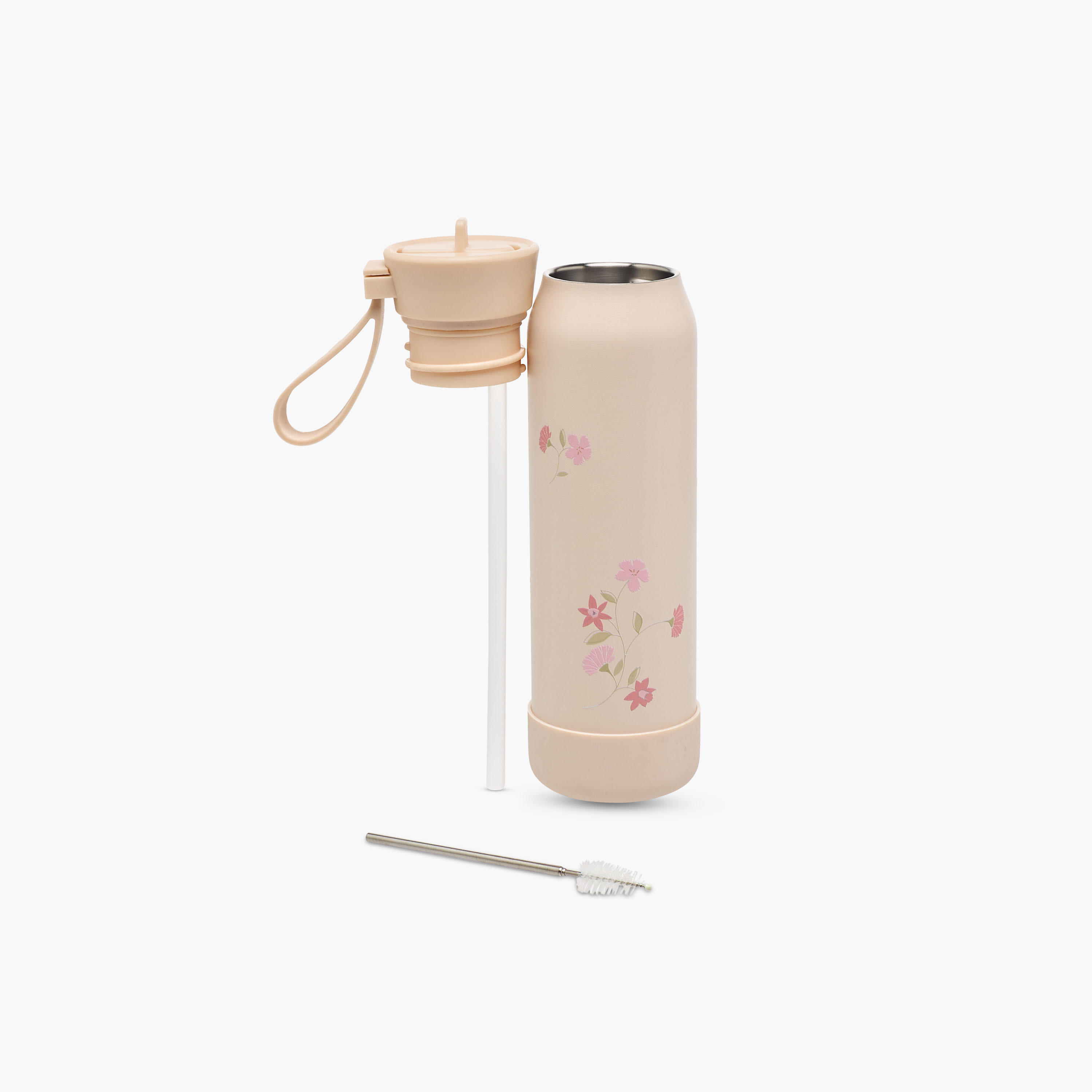 Citron Ballerina Print Stainless Steel Water Bottle - 350 ml-school-waterbottles-image-2