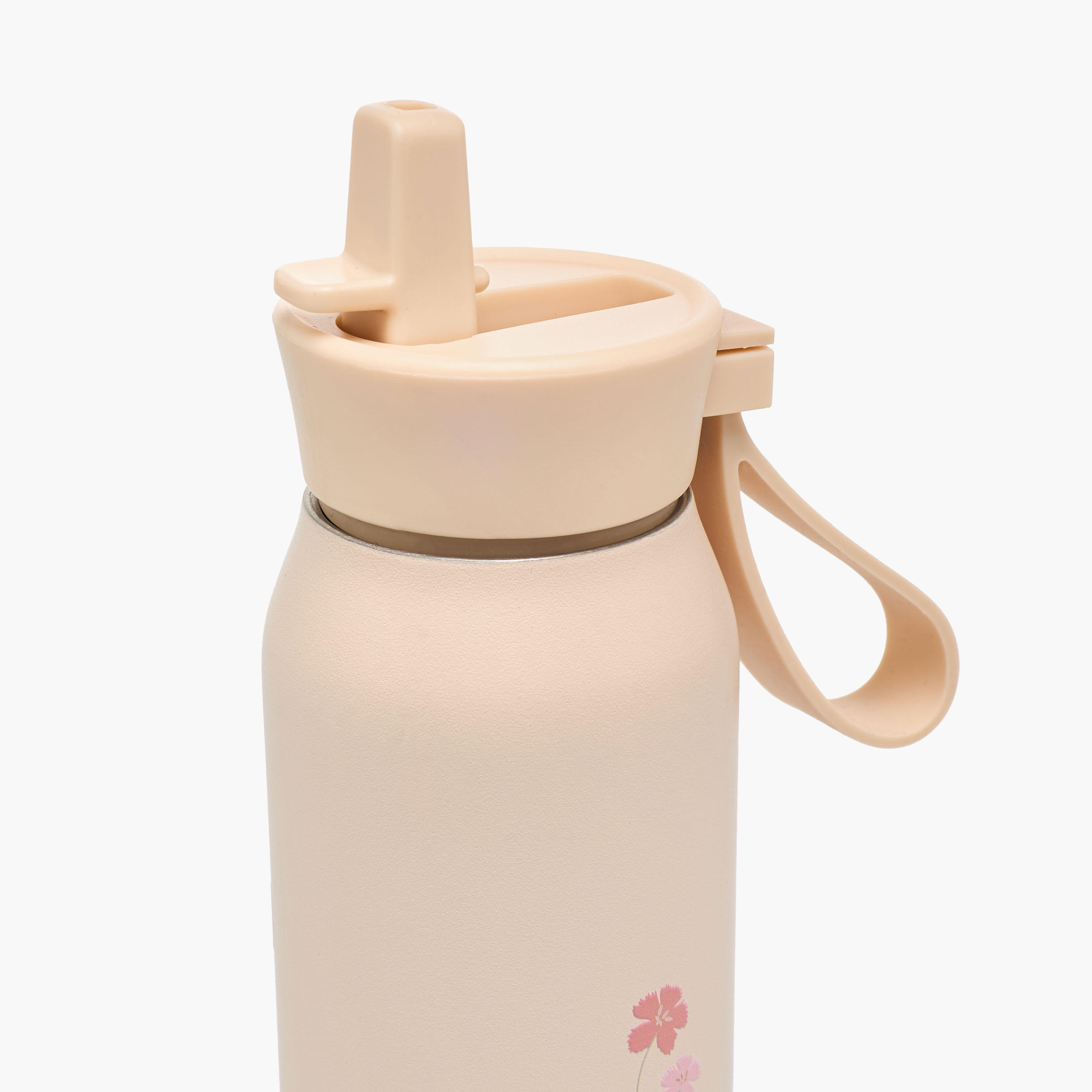 Citron Ballerina Print Stainless Steel Water Bottle - 350 ml-school-waterbottles-image-4