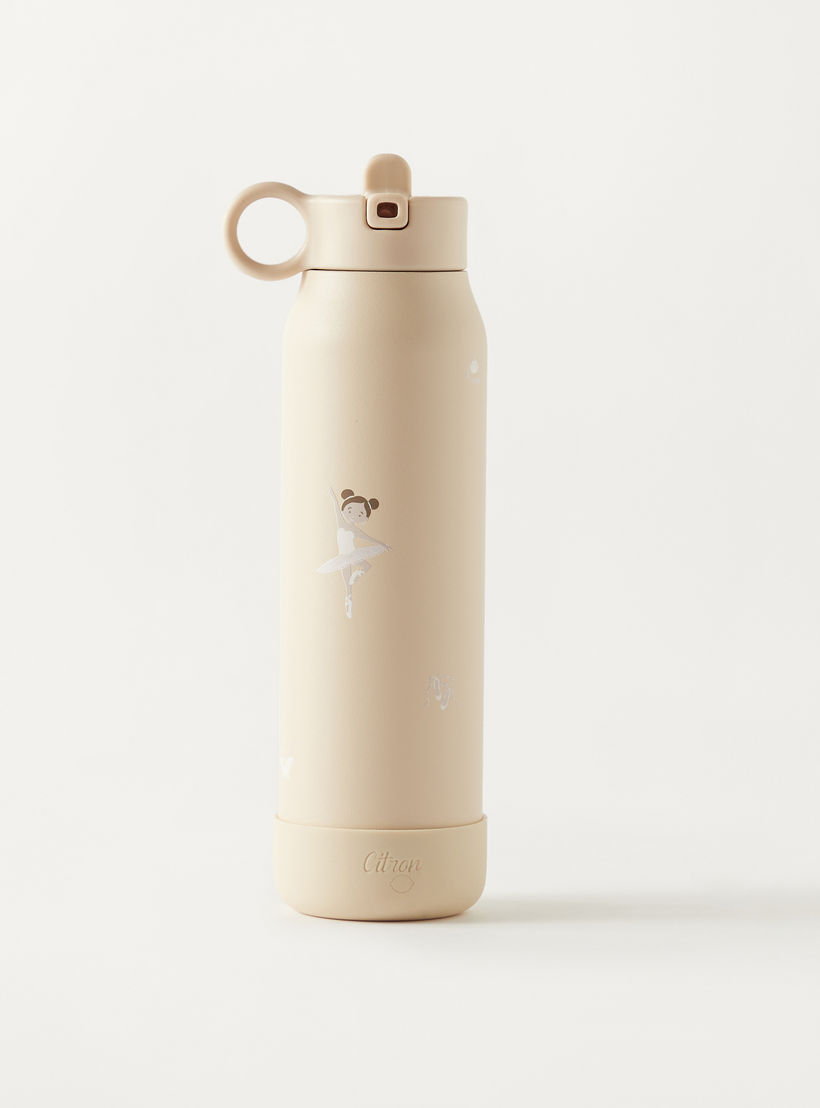 قارورة مياه ستانلس ستيل بطبعات باليرينا من سيترون - 500 مل-school-waterbottles-image-1