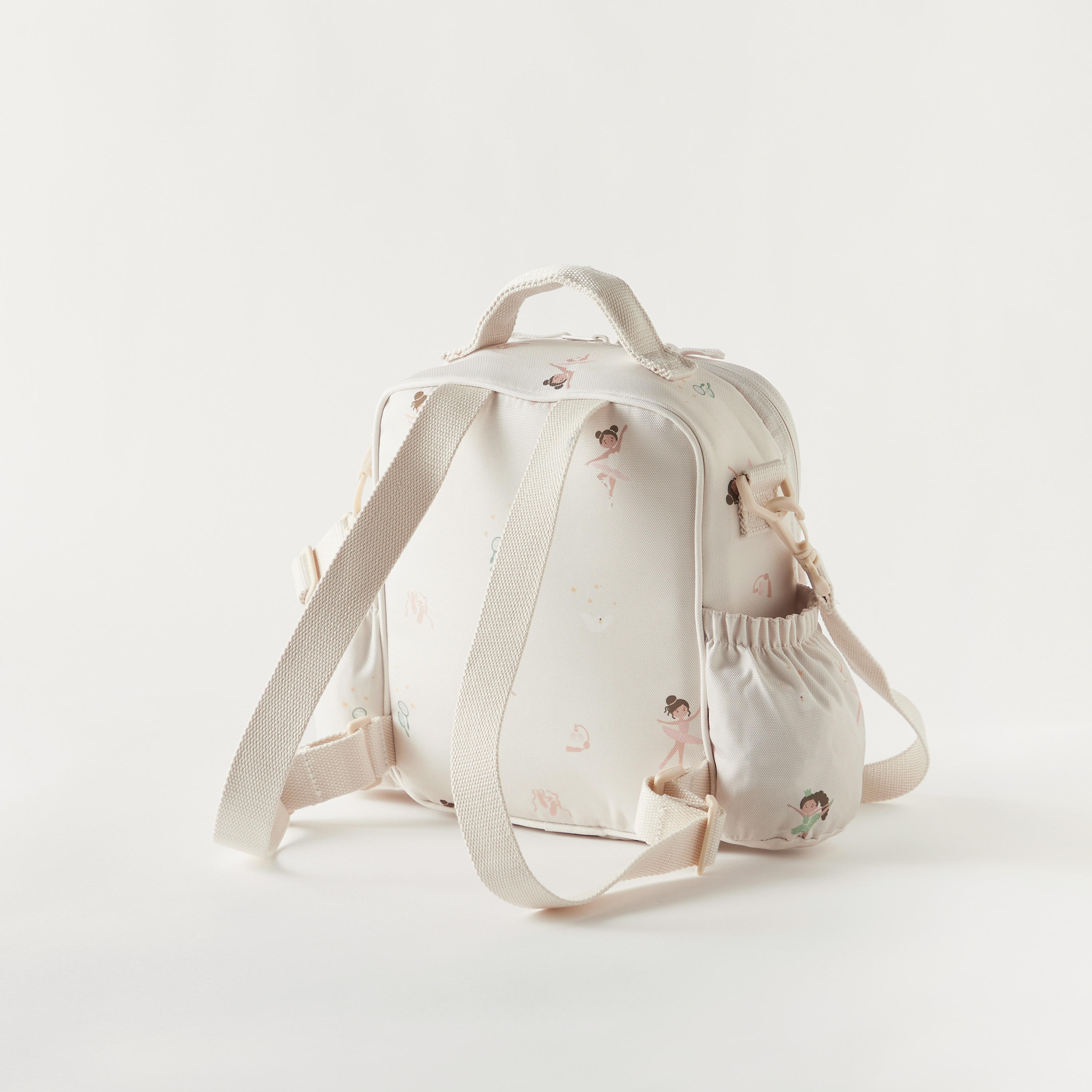 Citron Ballerina Print Insulated Lunch Bag with Detachable Strap-school-lunchessentials-lunchbags-image-6