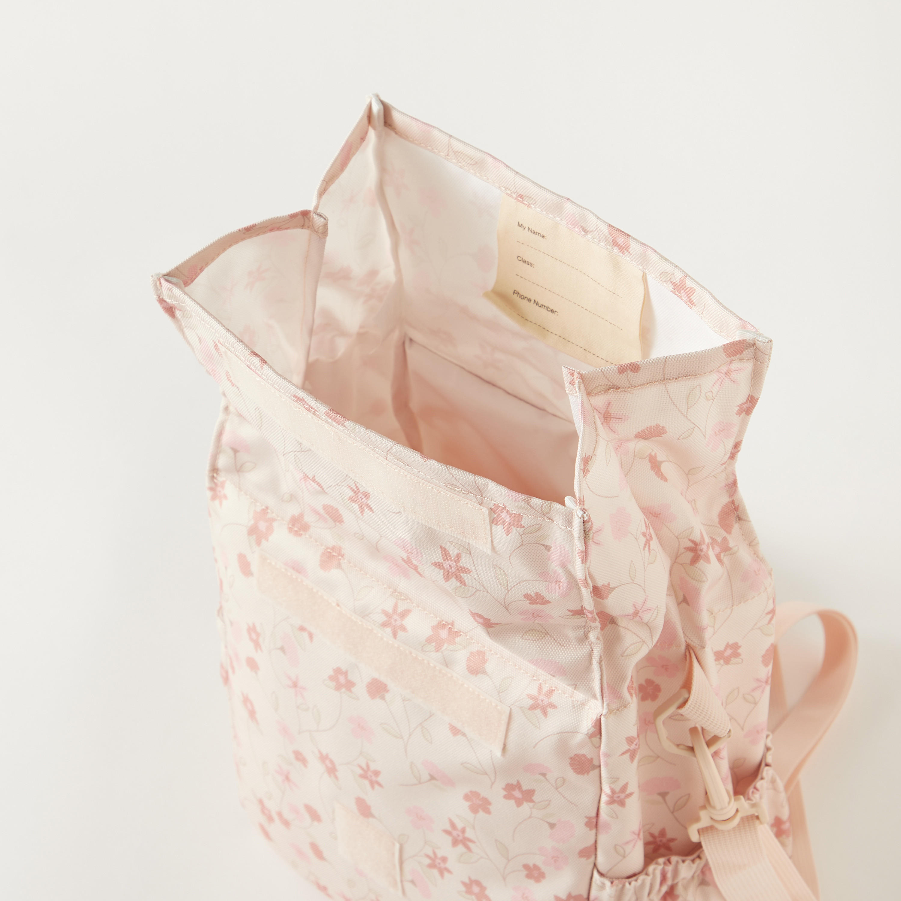 Citron Floral Print Insulated Lunch Bag with Detachable Strap-school-lunchessentials-lunchbags-image-5