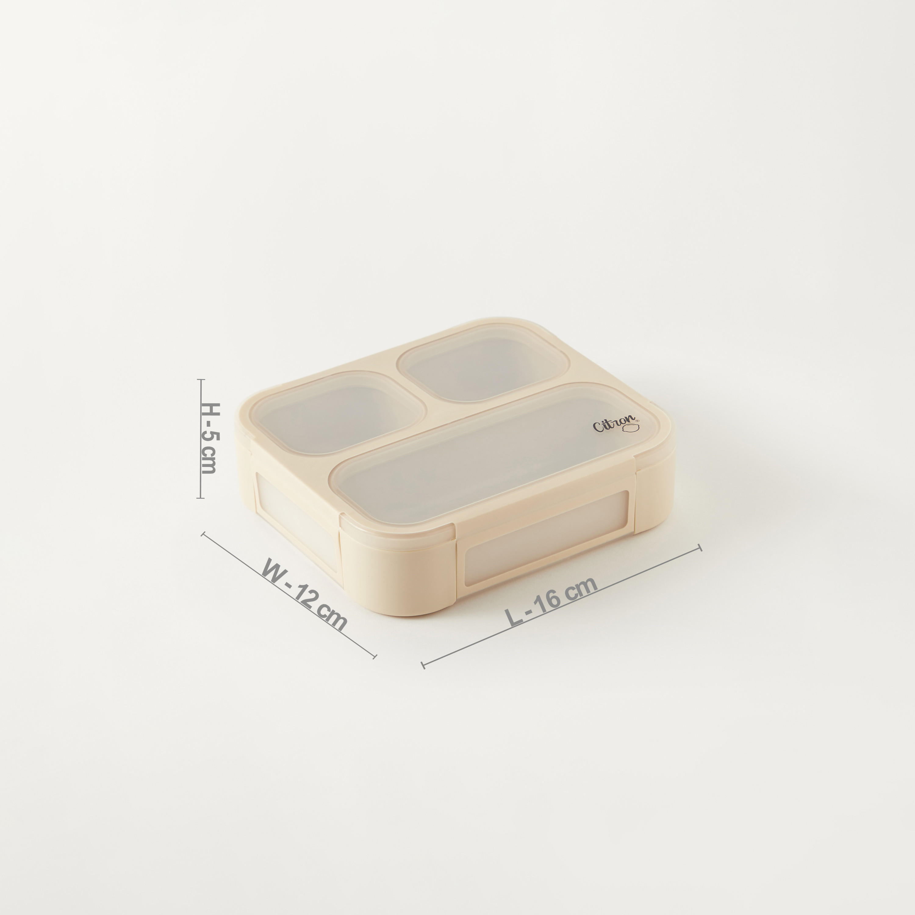 Citron Sectioned Lunch Box with Fork and Spoon-school-lunchessentials-lunchboxes-image-5