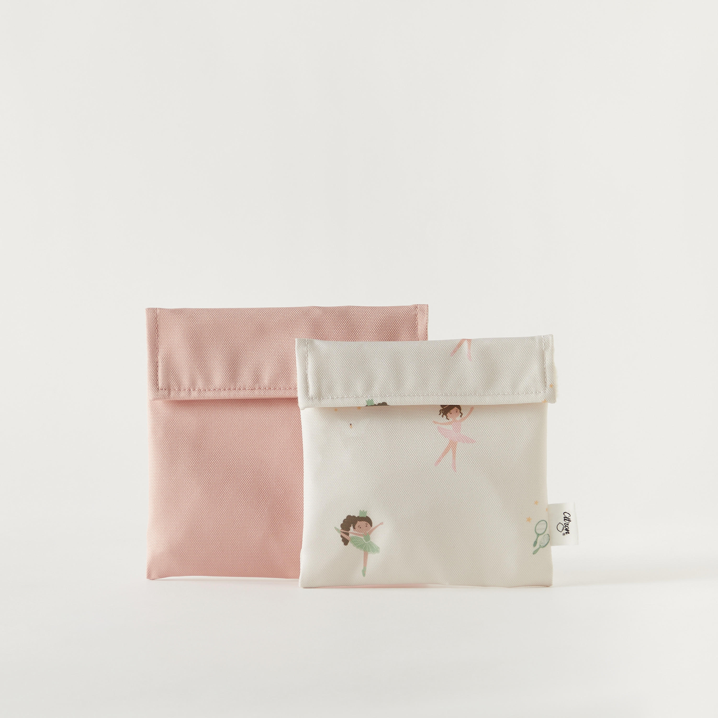Citron Assorted Reusable Sandwich Bag - Set of 2-school-lunchessentials-lunchbags-image-1