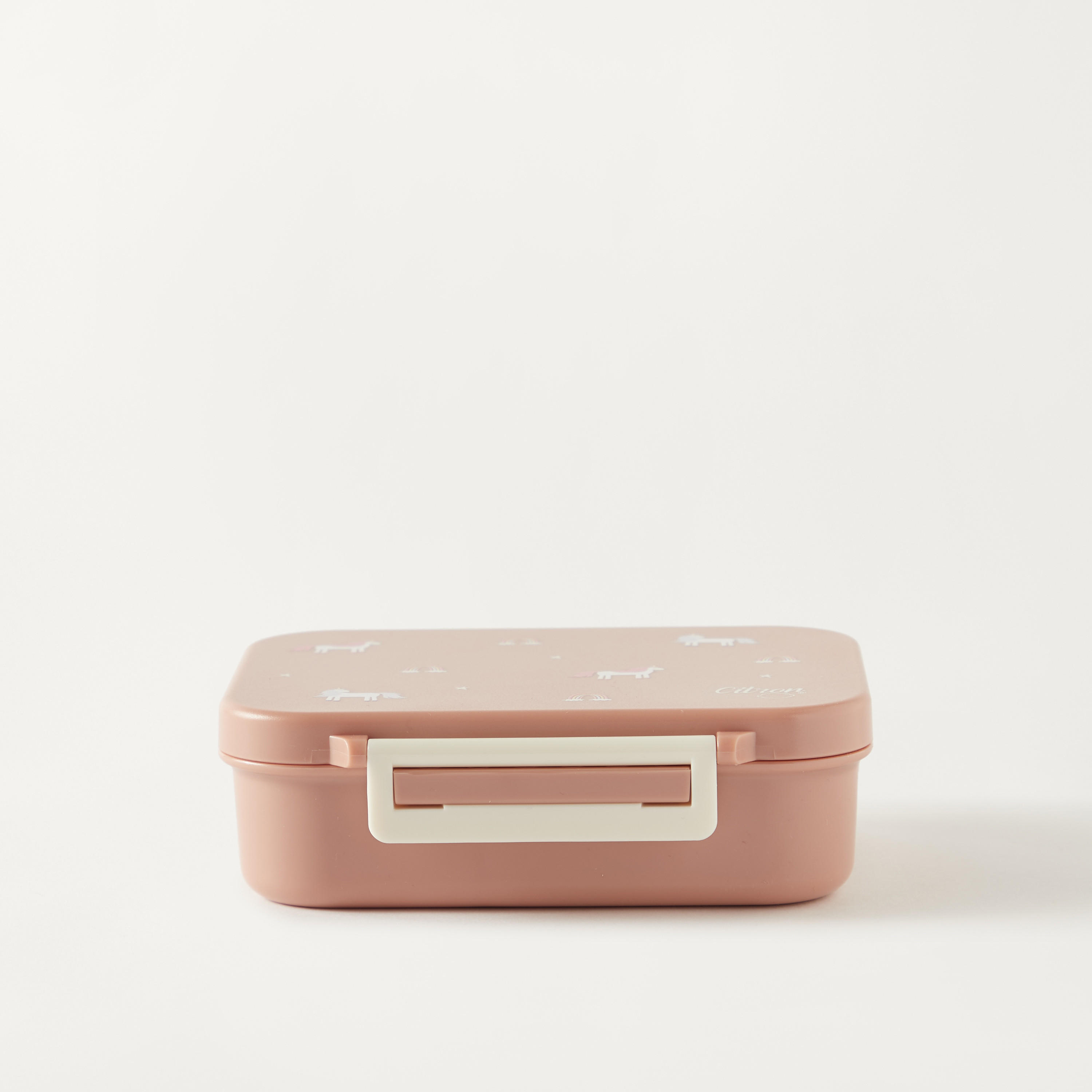 Citron Printed Sectioned Lunch Box with Clip Lock Lid6 -Month Warranty-school-lunchessentials-lunchboxes-image-1